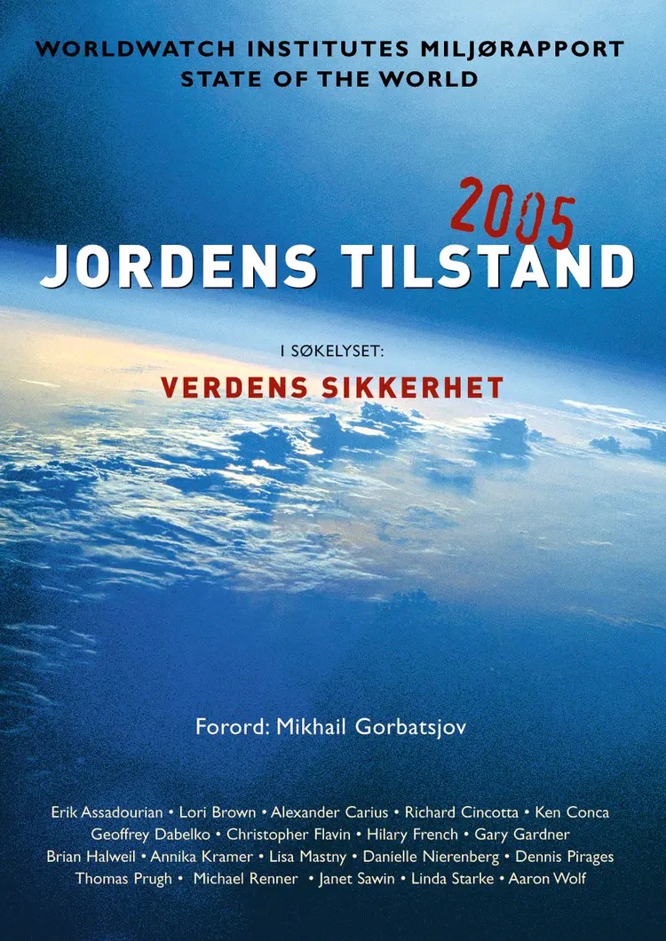 Omslag Jordens tilstand 2005 av Worldwatch Institute (Heftet)