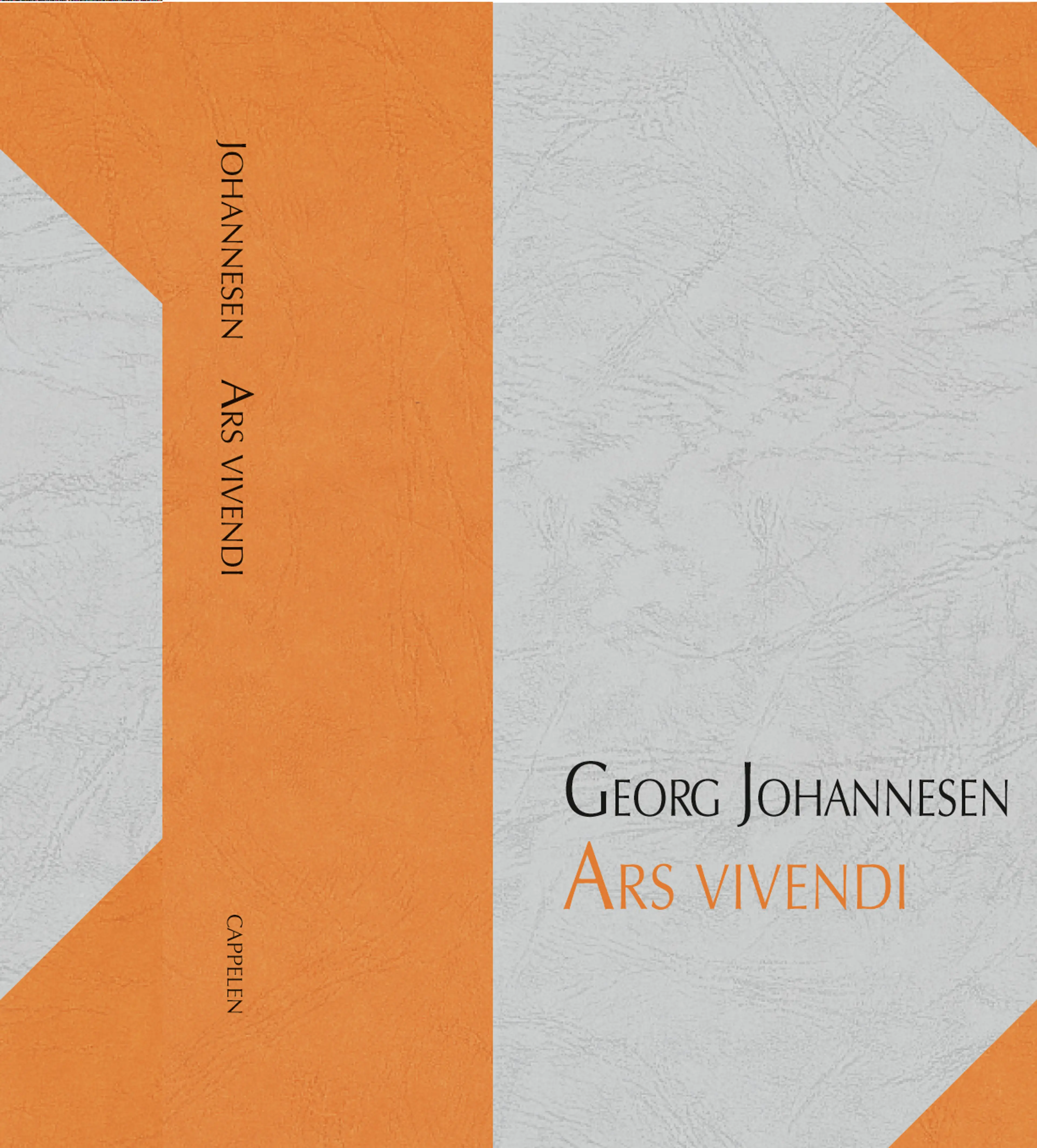 Omslag Ars vivendi av Georg Johannesen (Innbundet)