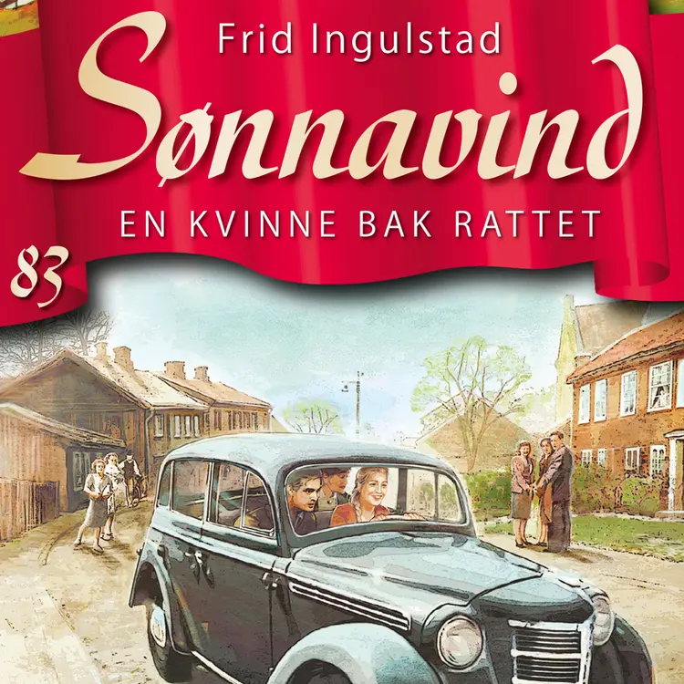 Omslag En kvinne bak rattet av Frid Ingulstad (Lydbok)