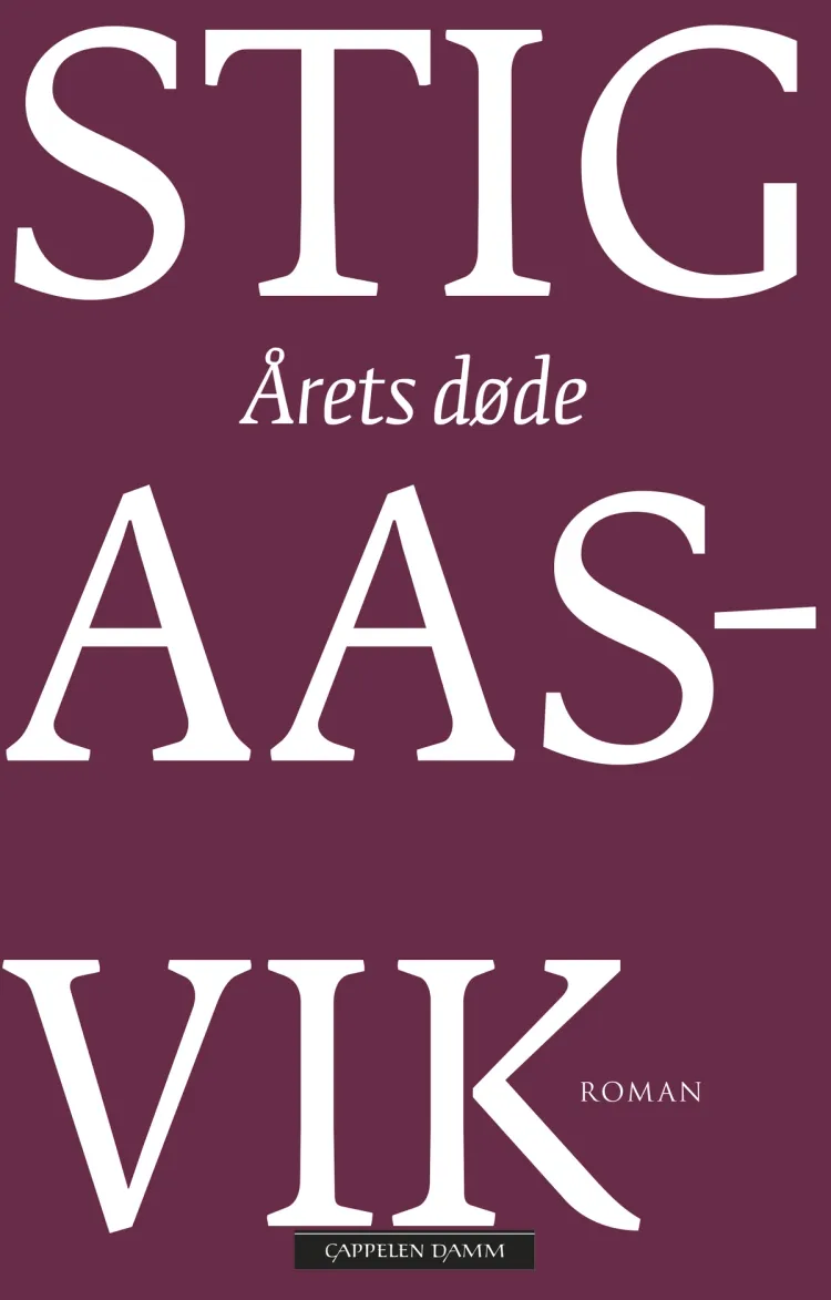 Omslag Årets døde av Stig Aasvik (Innbundet)