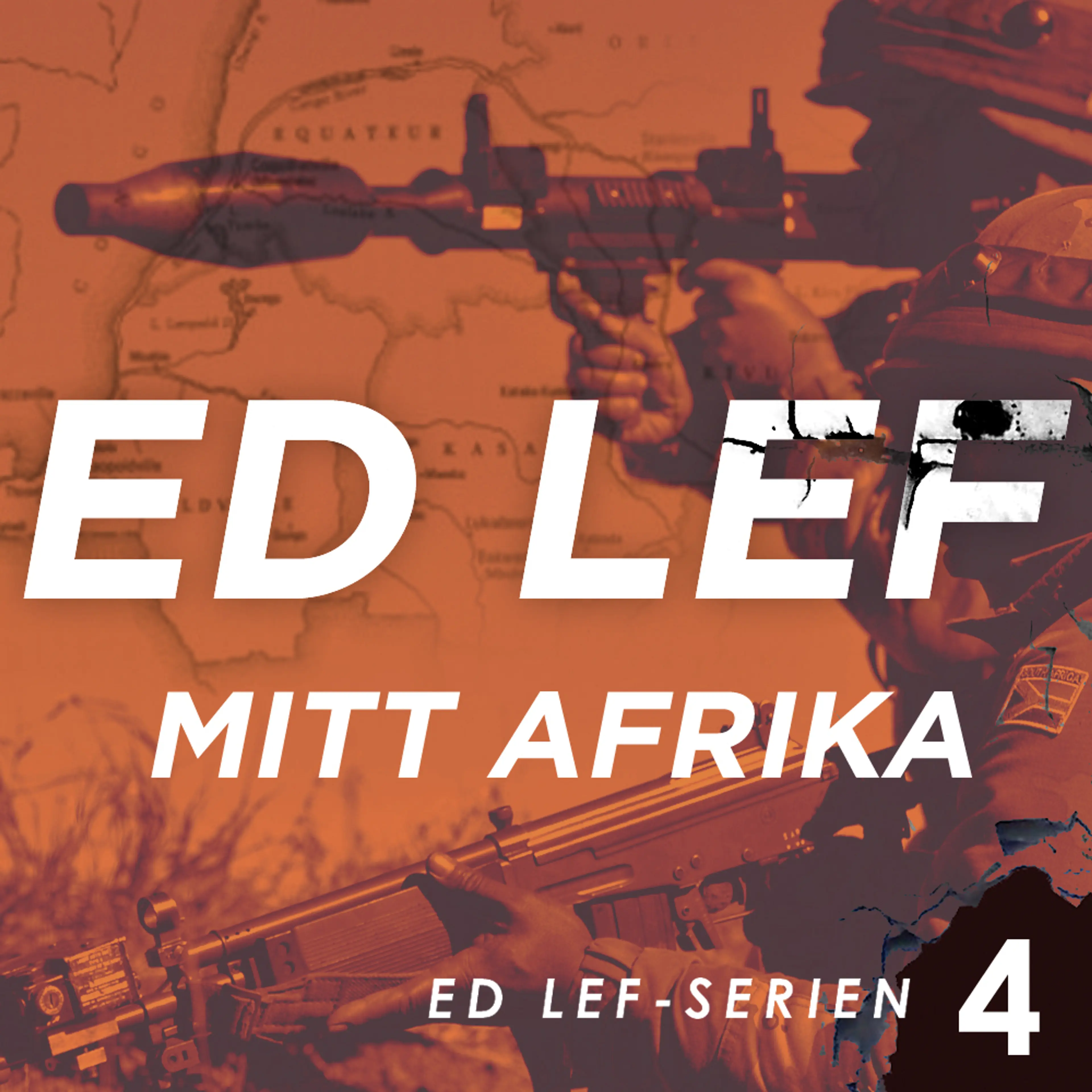 Omslag Mitt Afrika av Edouard Lefevre (Lydbok)