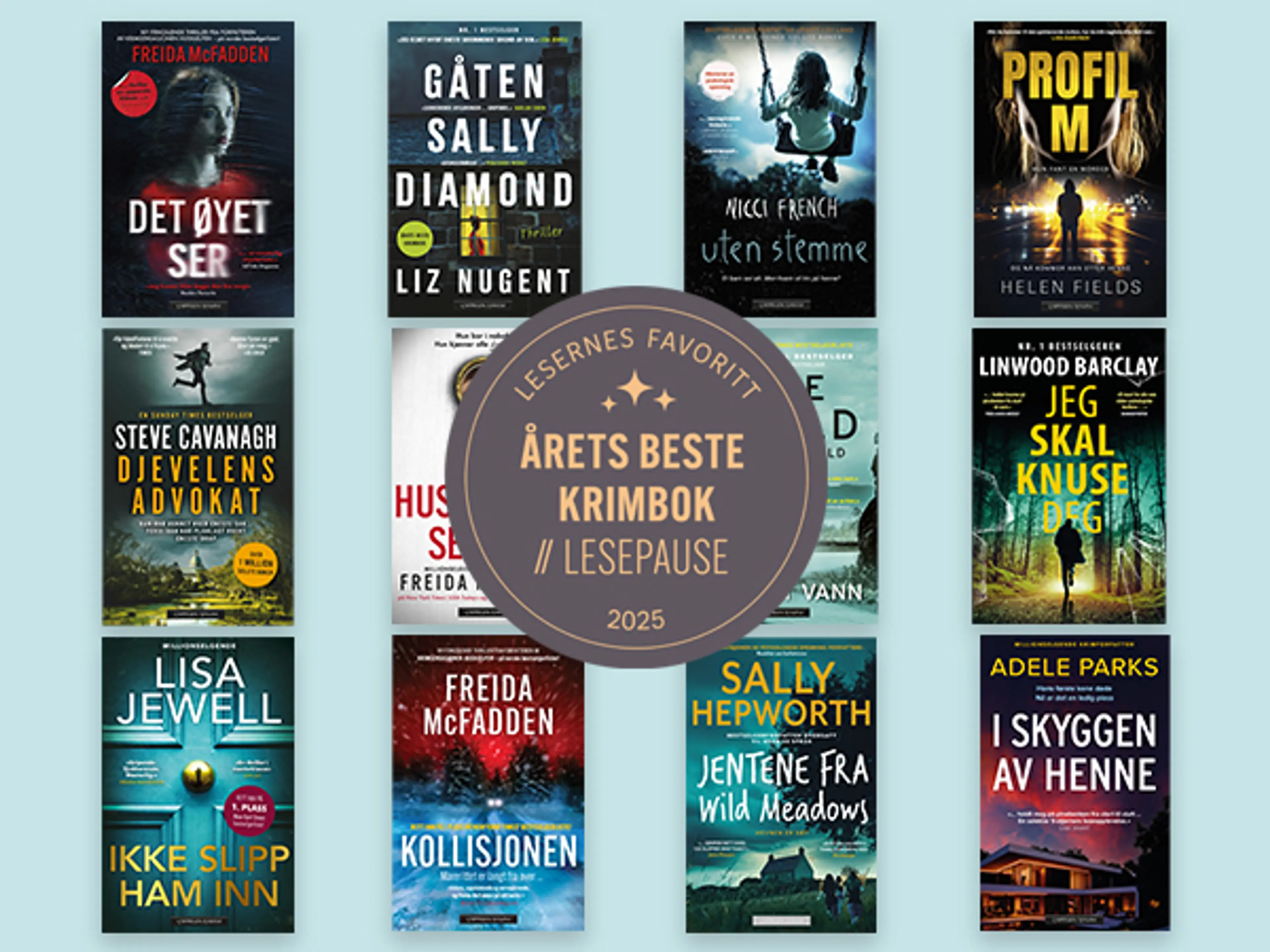 Bøker utgitt i Lesepause Krim i 2025