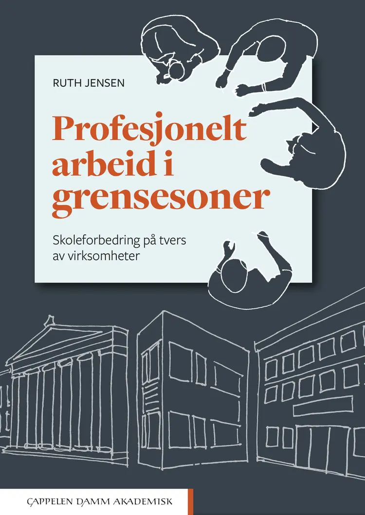 Omslag Profesjonelt arbeid i grensesoner av Ruth Jensen (Heftet)