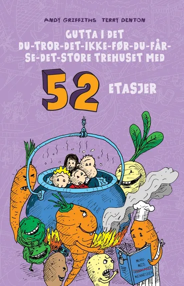 Omslag Gutta i det du-tror-det-ikke-før-du-får-se-det store trehuset med 52 etasjer av Andy Griffiths (Heftet)
