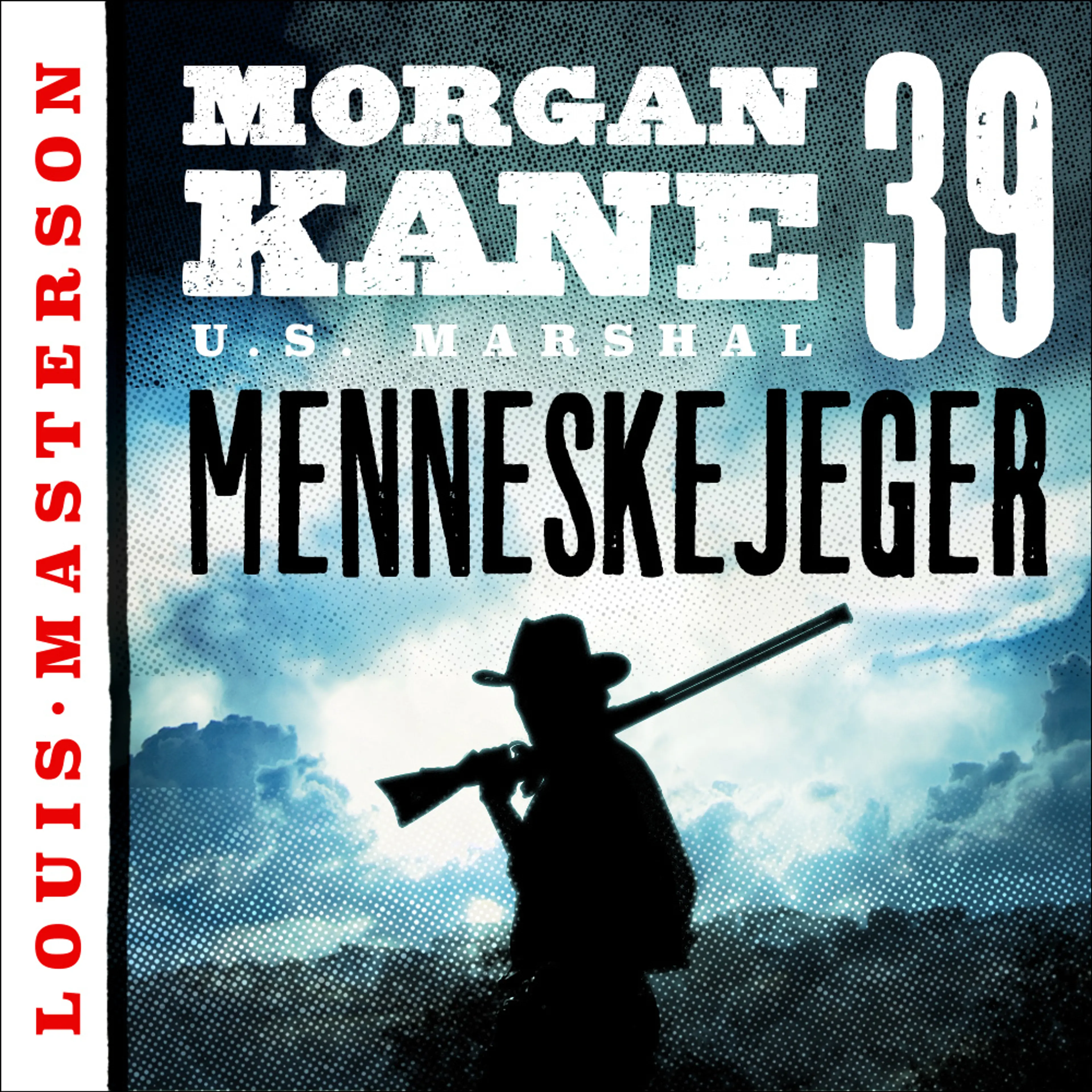 Omslag Menneskejeger av Louis Masterson (Lydbok)