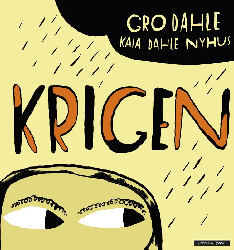 Omslag Krigen av Gro Dahle (Innbundet)