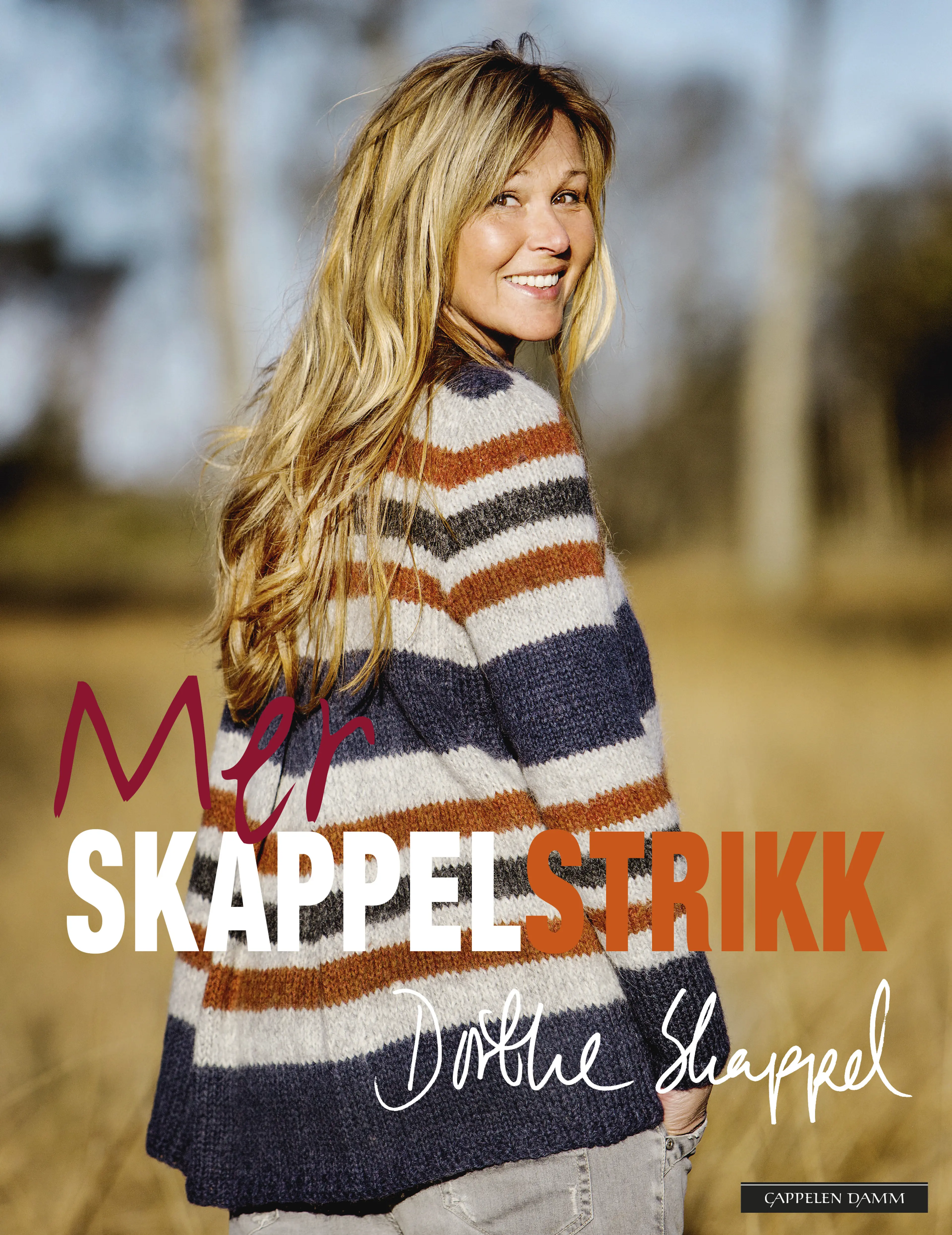 Omslag Mer Skappelstrikk av Dorthe Skappel (Innbundet)