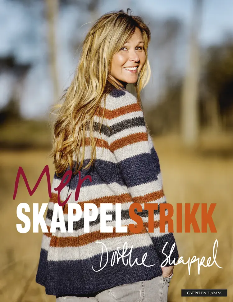 Omslag Mer Skappelstrikk av Dorthe Skappel (Innbundet)