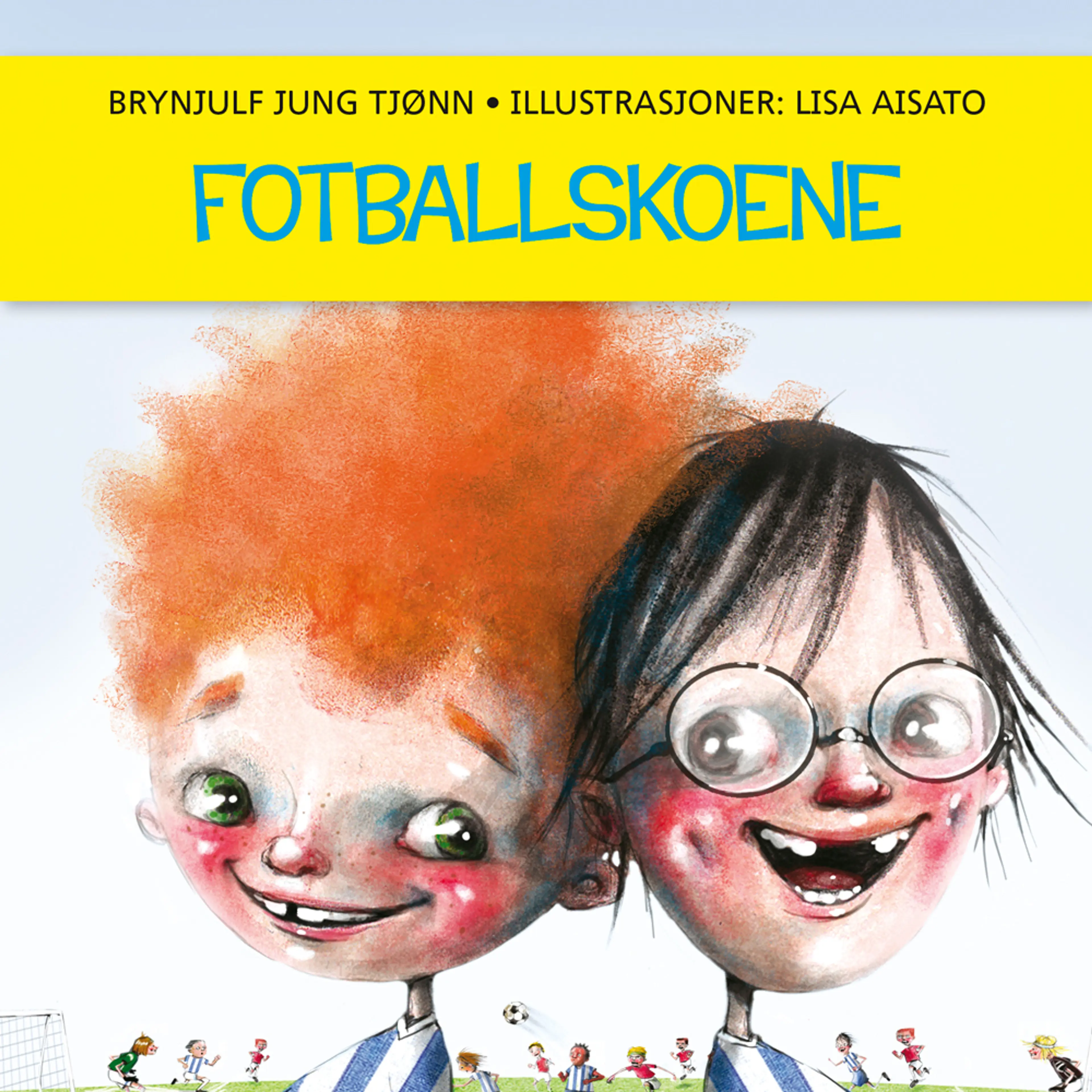 Omslag Fotballskoene av Brynjulf Jung Tjønn (Lydbok)