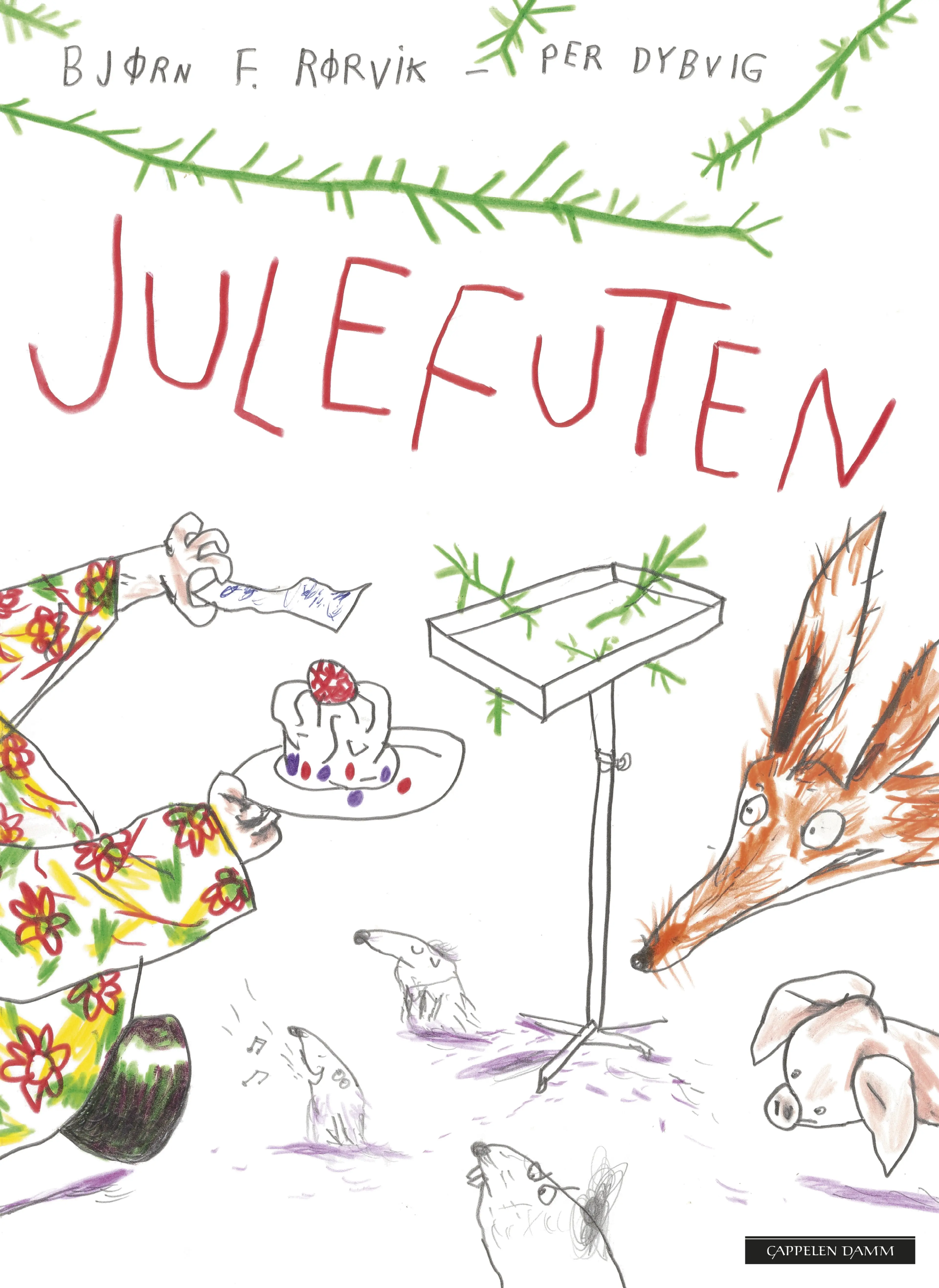 Omslag Julefuten av Bjørn F. Rørvik (Innbundet)