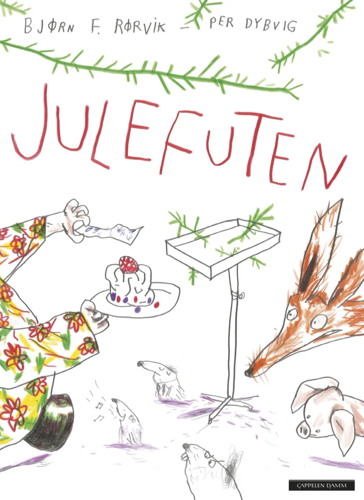Omslag Julefuten av Bjørn F. Rørvik (Innbundet)