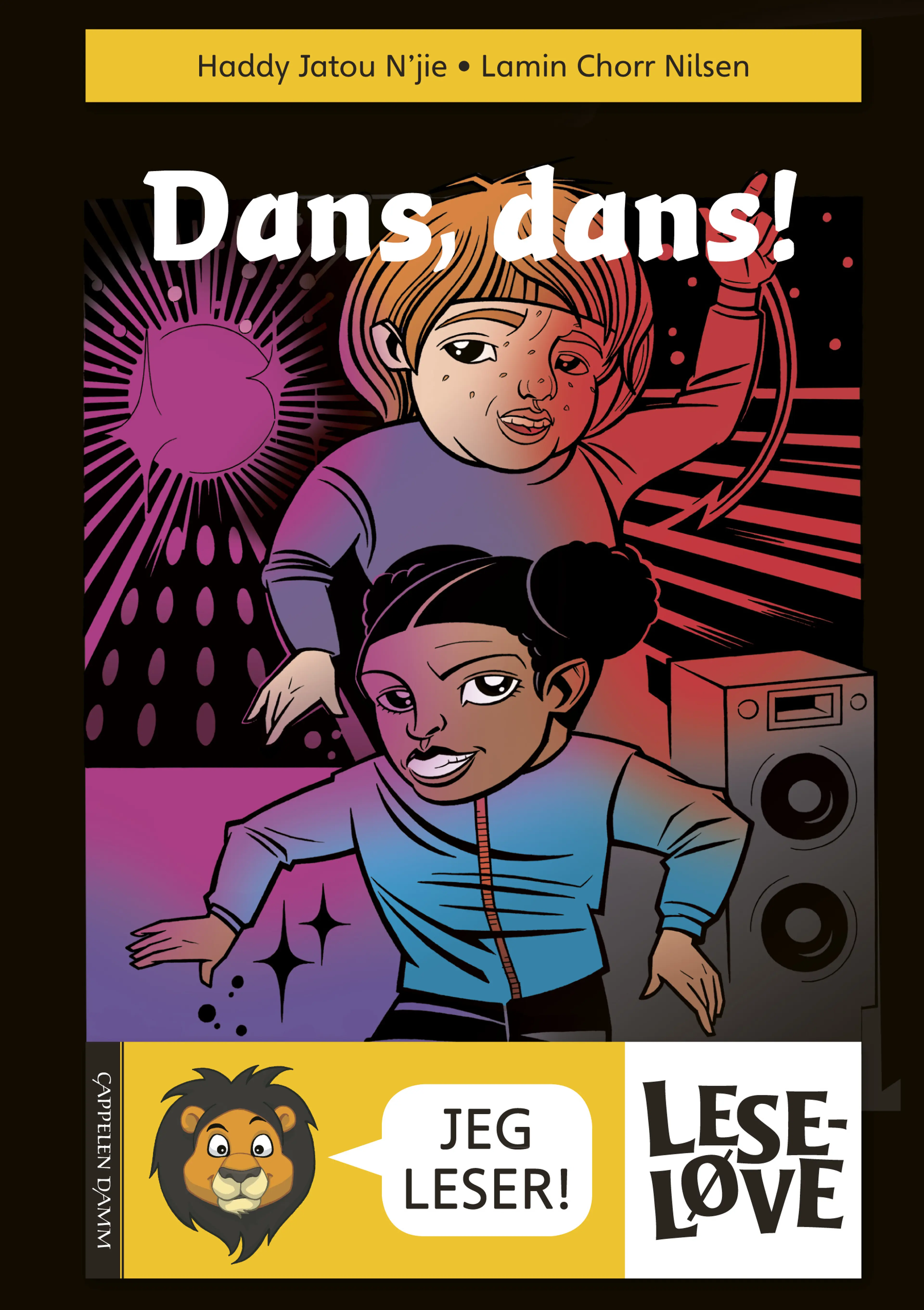Omslag Leseløve - Dans, Dans! av Haddy Jatou N'jie (Innbundet)
