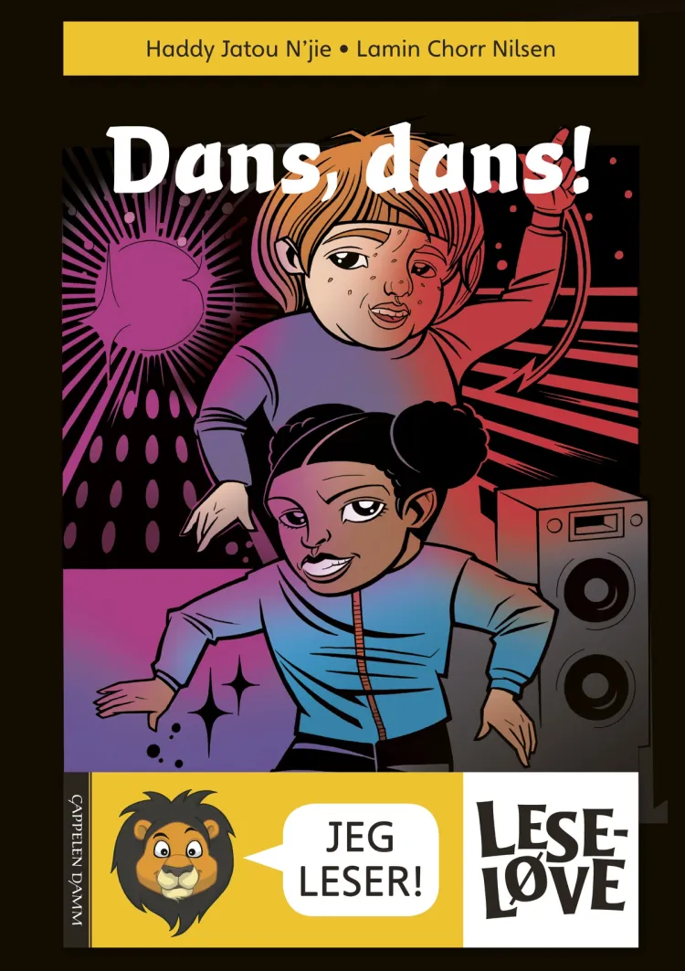 Omslag Leseløve - Dans, Dans! av Haddy Jatou N'jie (Innbundet)