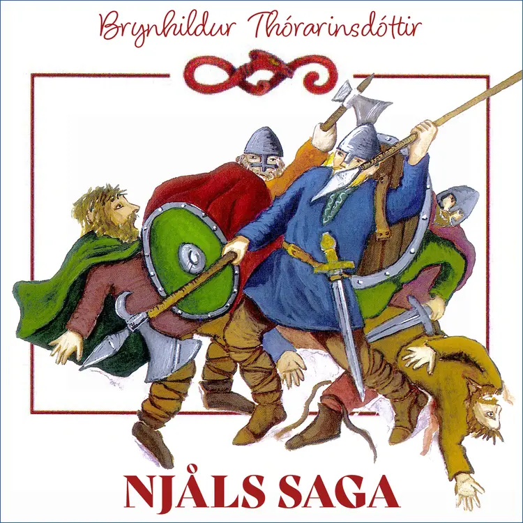 Omslag Njåls saga av Brynhildur Thórarinsdóttir (Lydbok)
