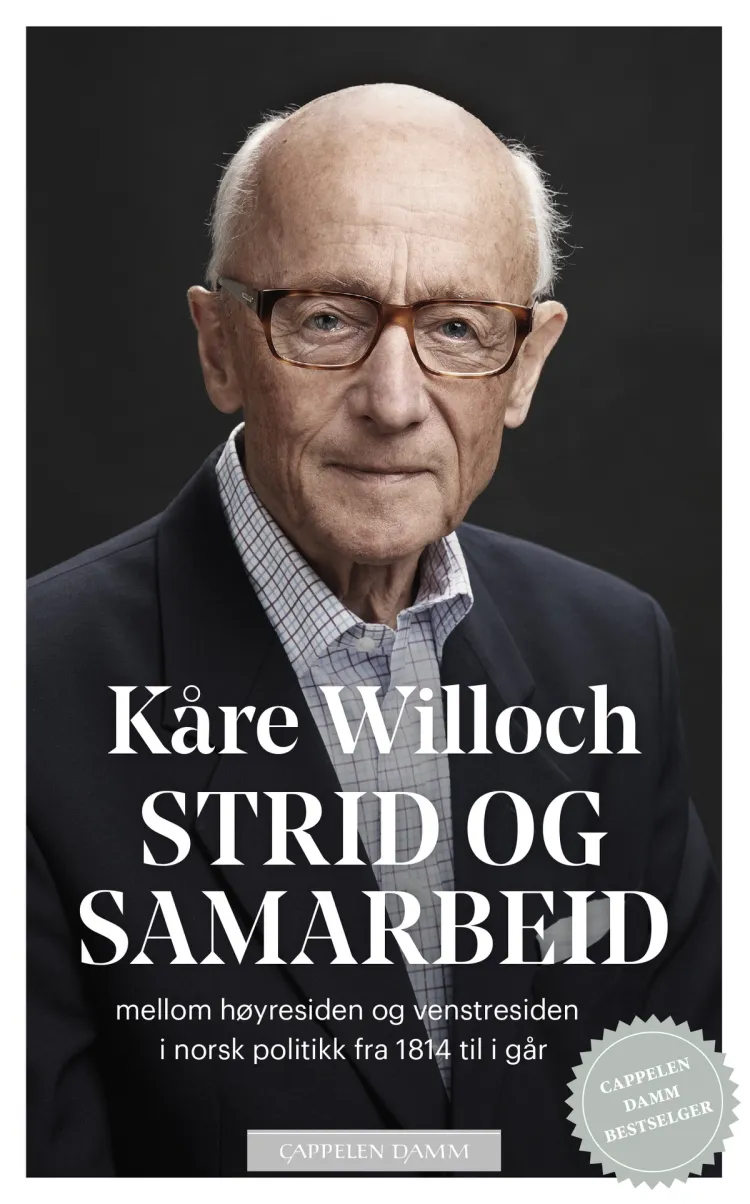 Omslag Strid og samarbeid av Kåre Willoch (Heftet)