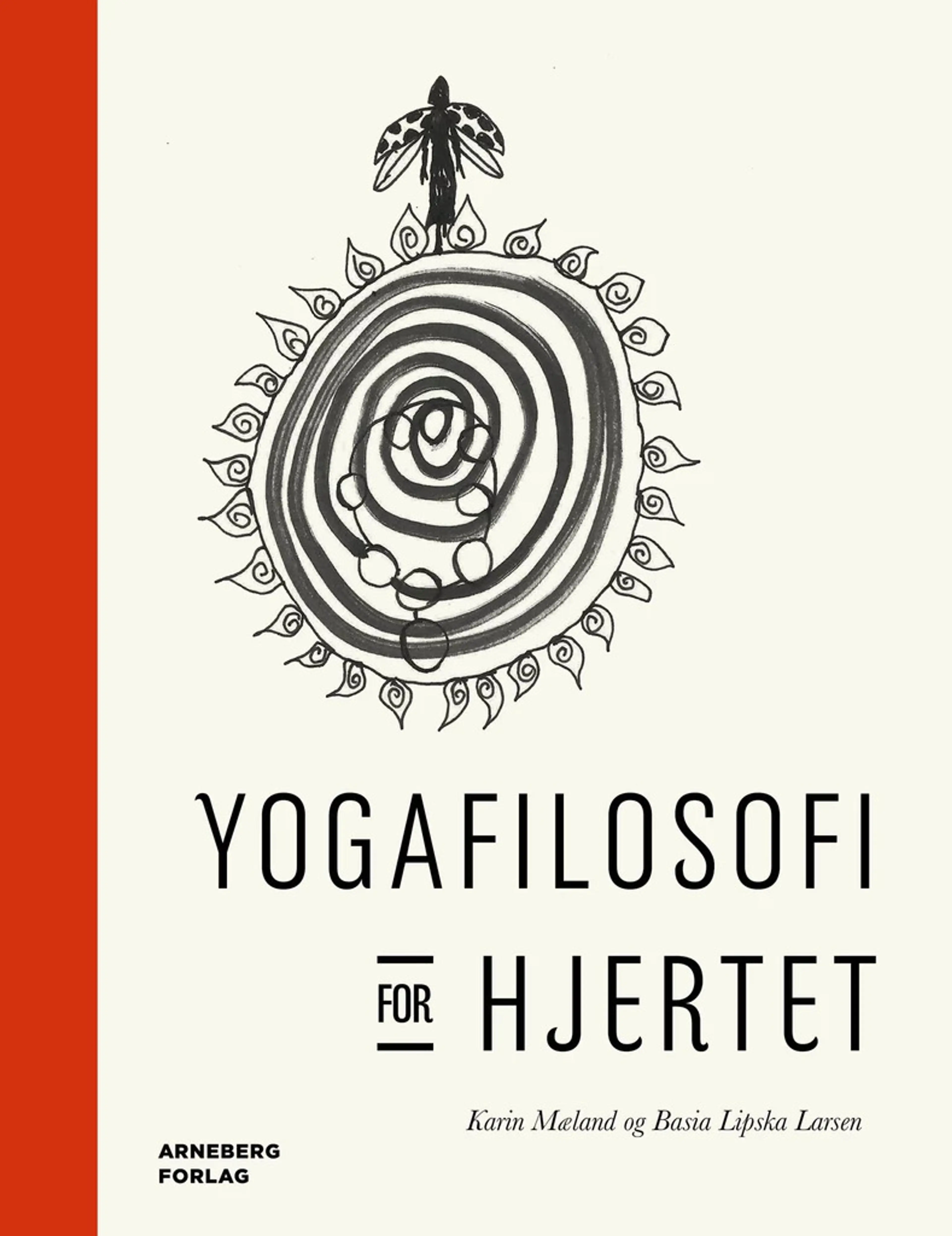 Omslag Yogafilosofi for hjertet av Karin Mæland (Innbundet)