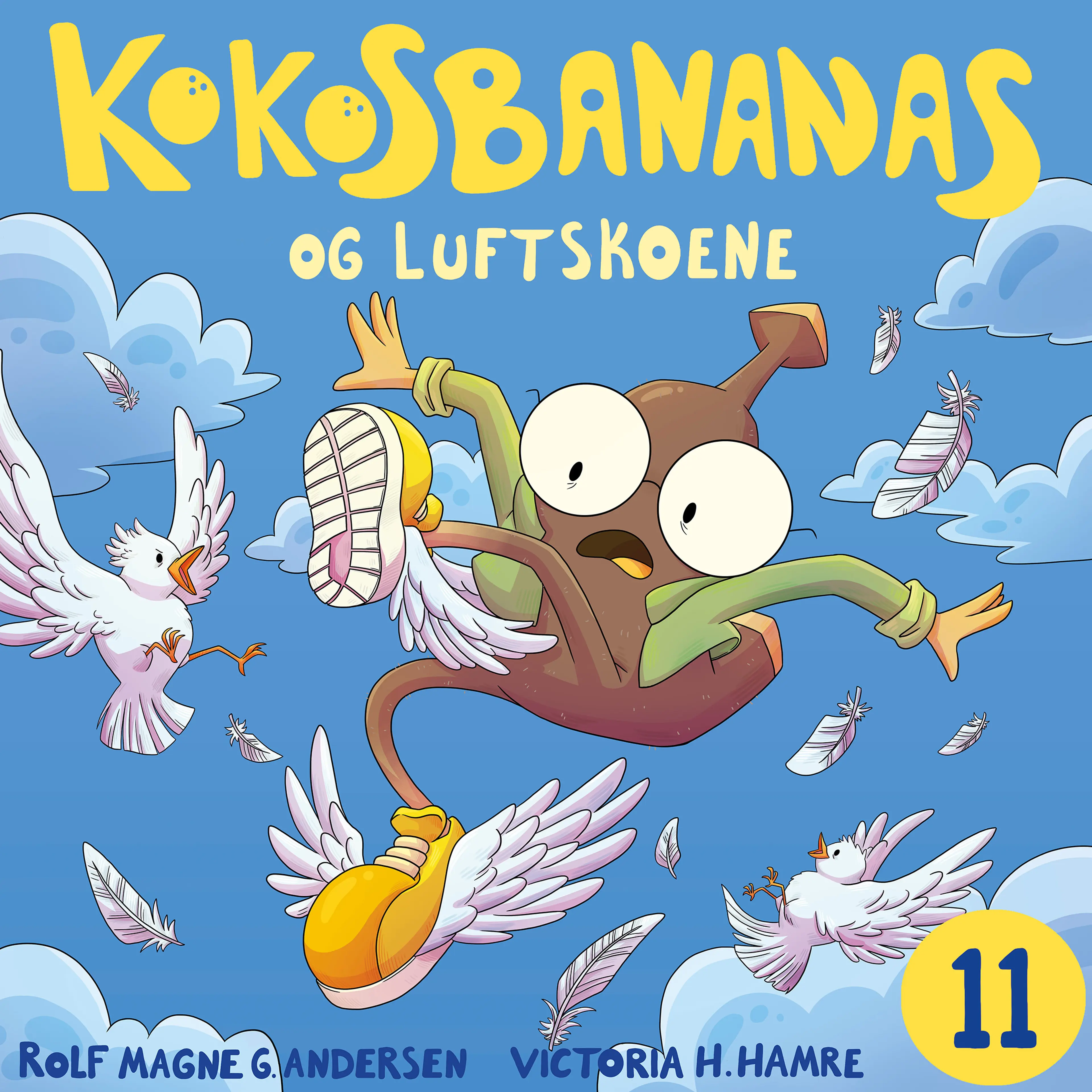 Omslag Kokosbananas og luftskoene av Rolf Magne G. Andersen (Lydbok)