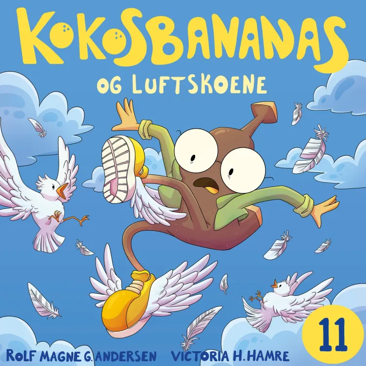 Omslag Kokosbananas og luftskoene av Rolf Magne G. Andersen (Lydbok)
