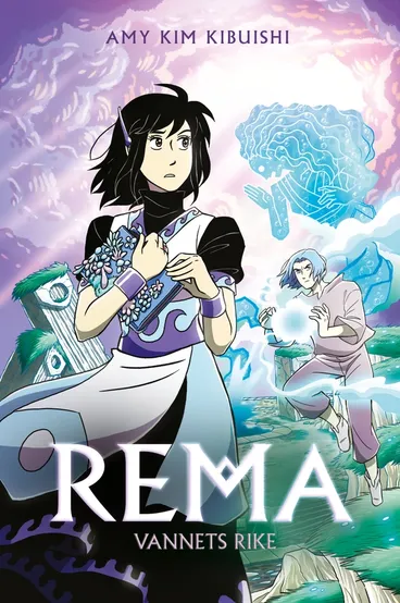 Omslag Rema 2: Vannets rike av Amy Kim Kibuishi (Innbundet)