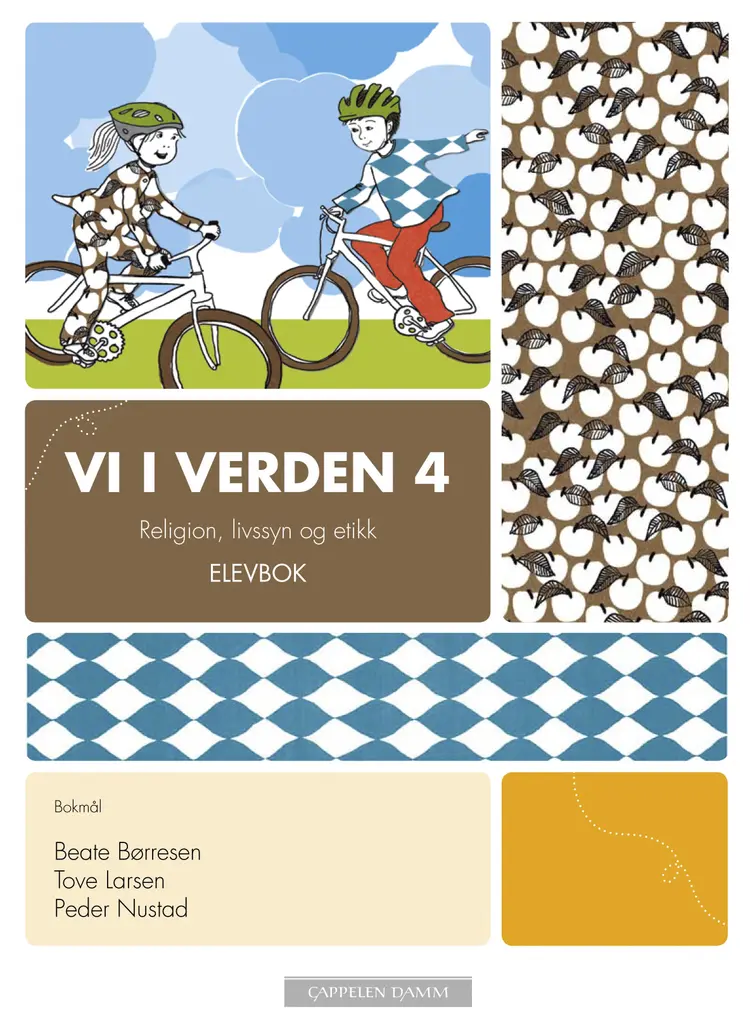 Omslag Vi i verden 4 Elevbok av Beate Børresen, Tove Larsen og Peder Nustad (Innbundet)