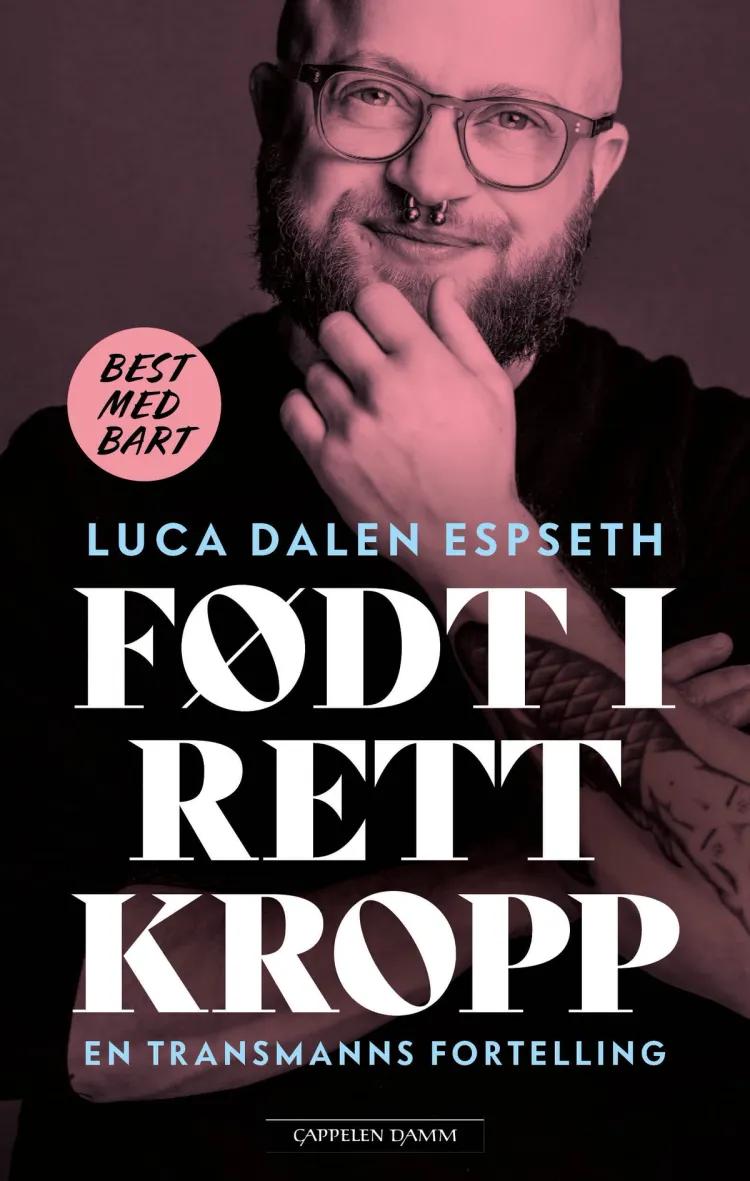 Omslag Født i rett kropp av Luca Dalen Espseth (Ebok)