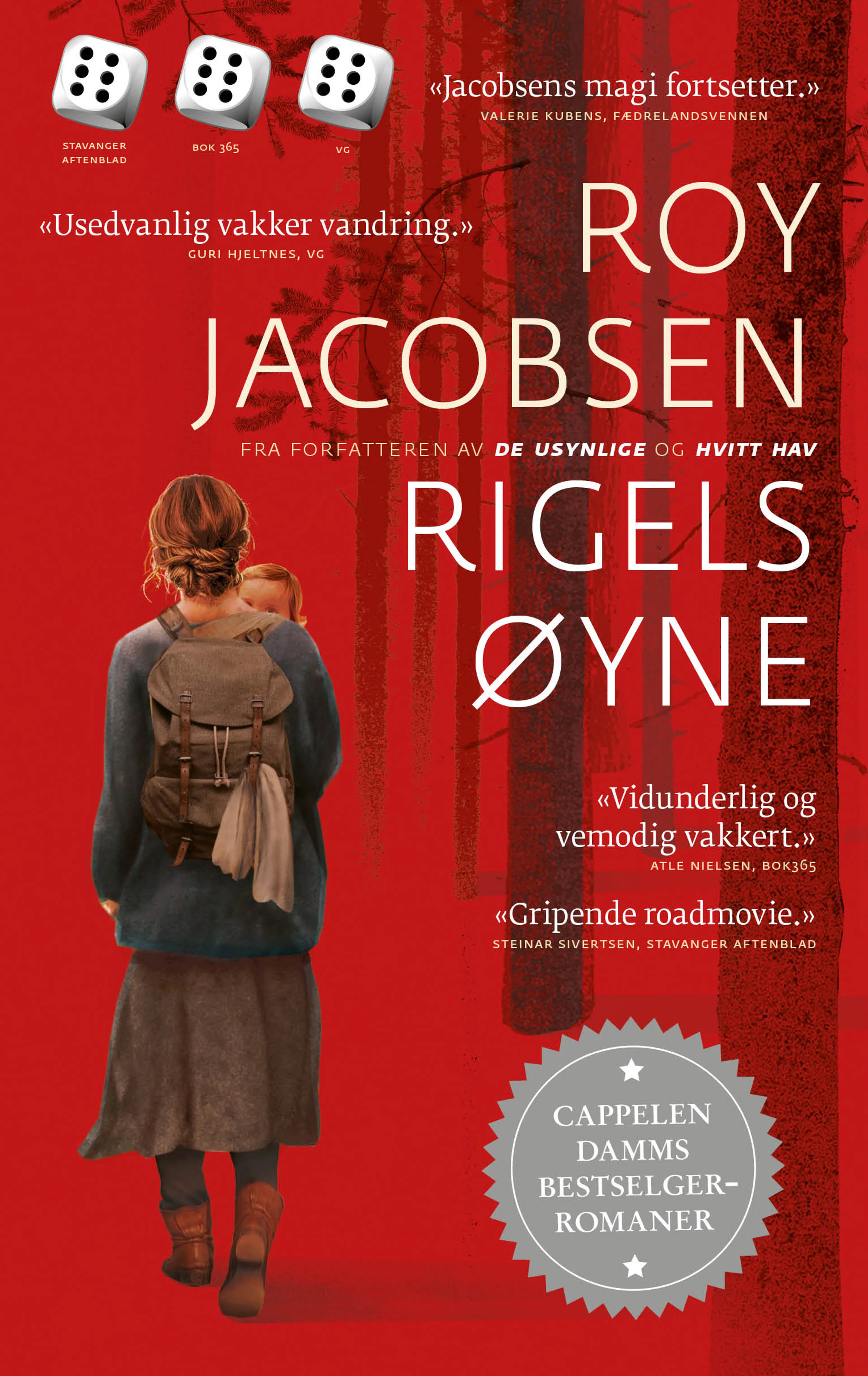 Omslag Rigels øyne av Roy Jacobsen (Heftet)