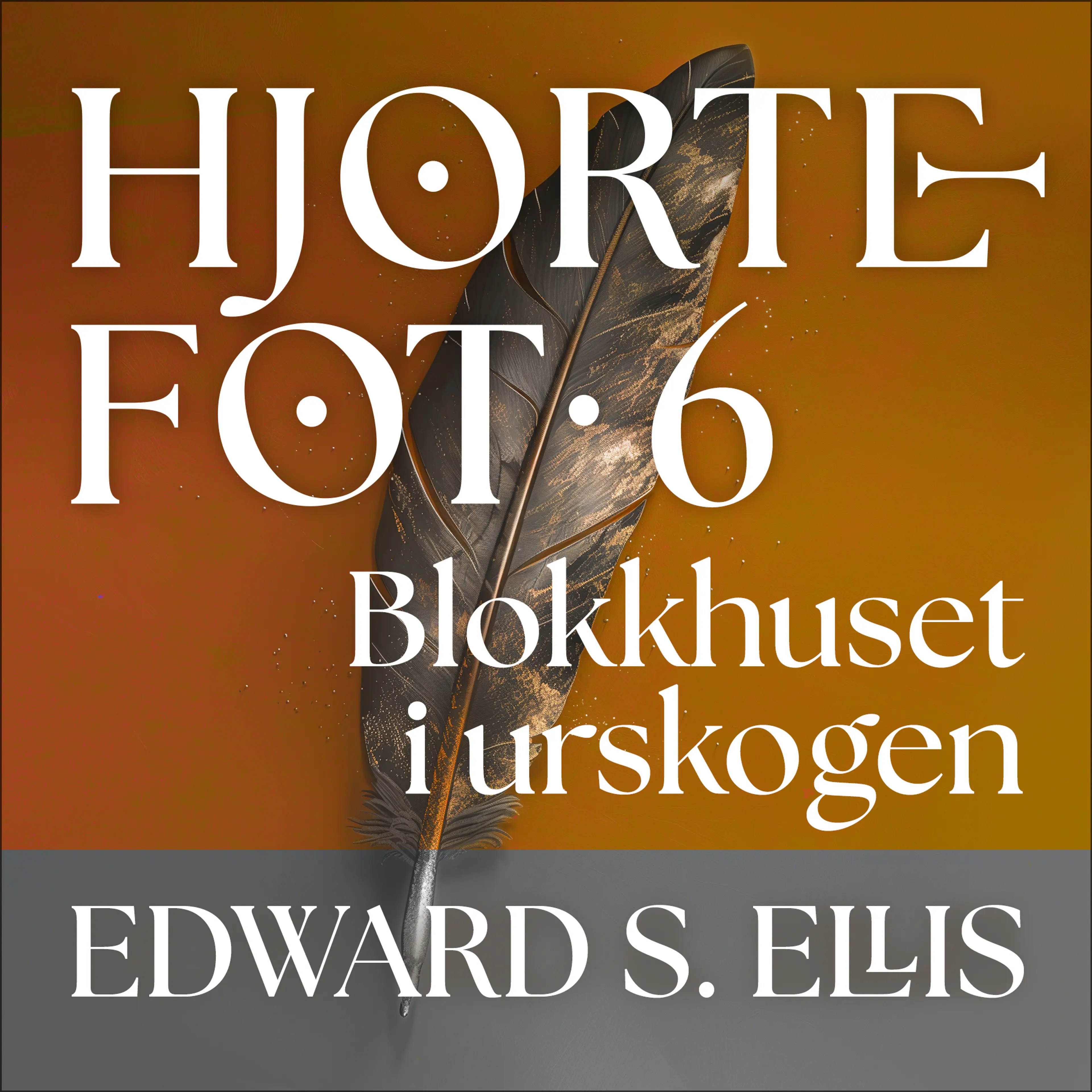 Omslag Blokkhuset i urskogen av Edward S. Ellis (Lydbok)