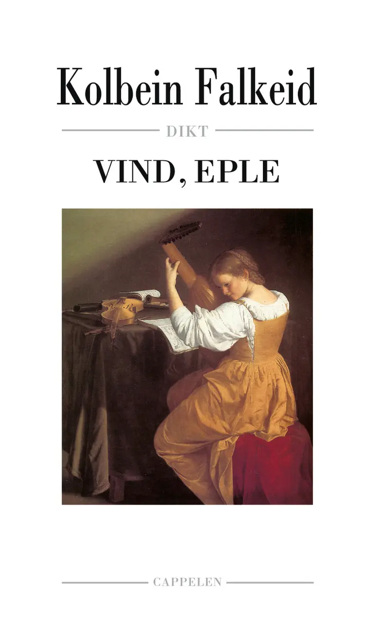 Omslag Vind, eple av Kolbein Falkeid (Innbundet)