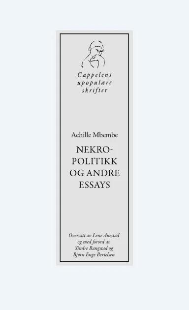 Omslag Nekropolitikk og andre essays av Achille Mbembe (Heftet)
