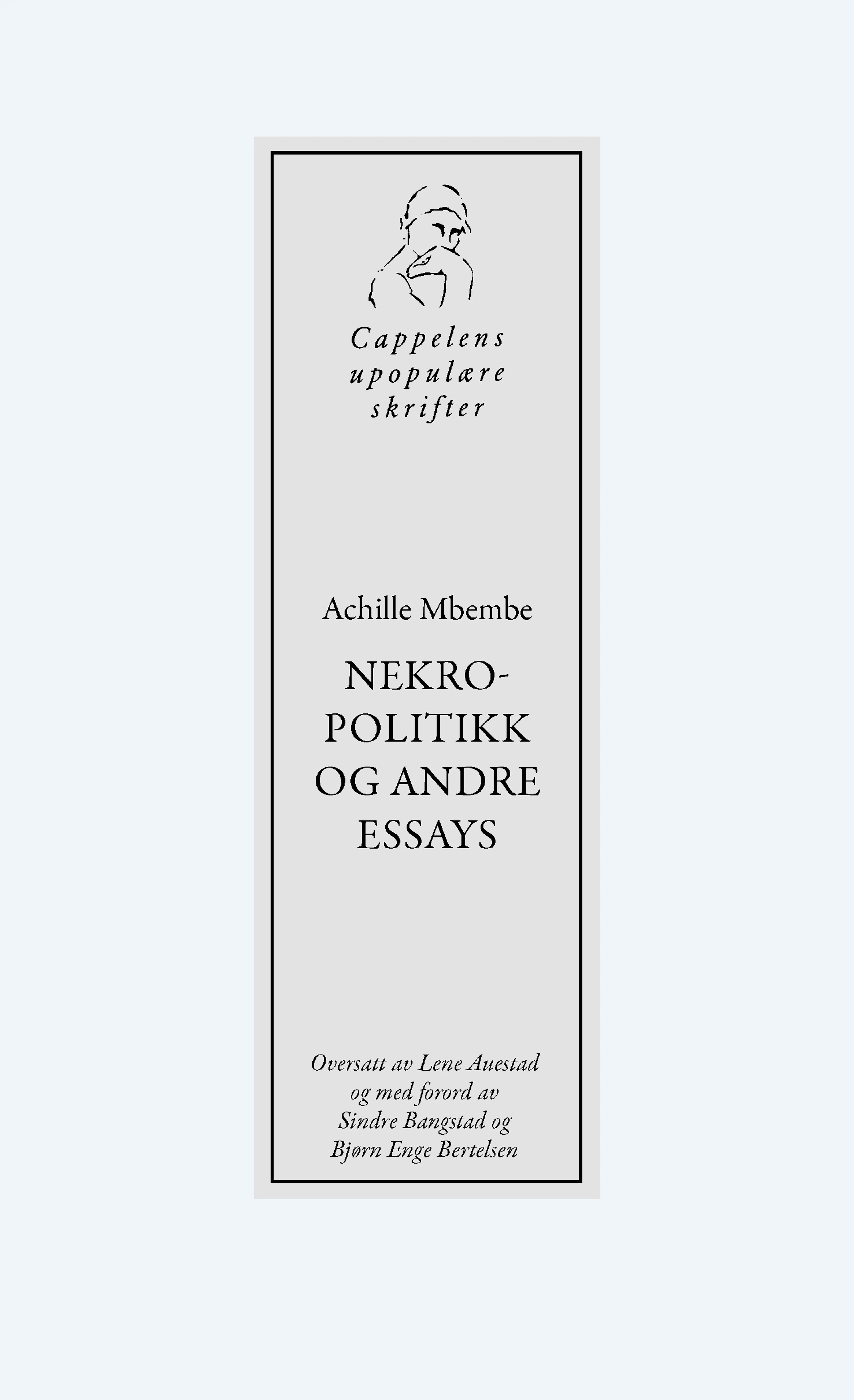 Omslag Nekropolitikk og andre essays av Achille Mbembe (Heftet)