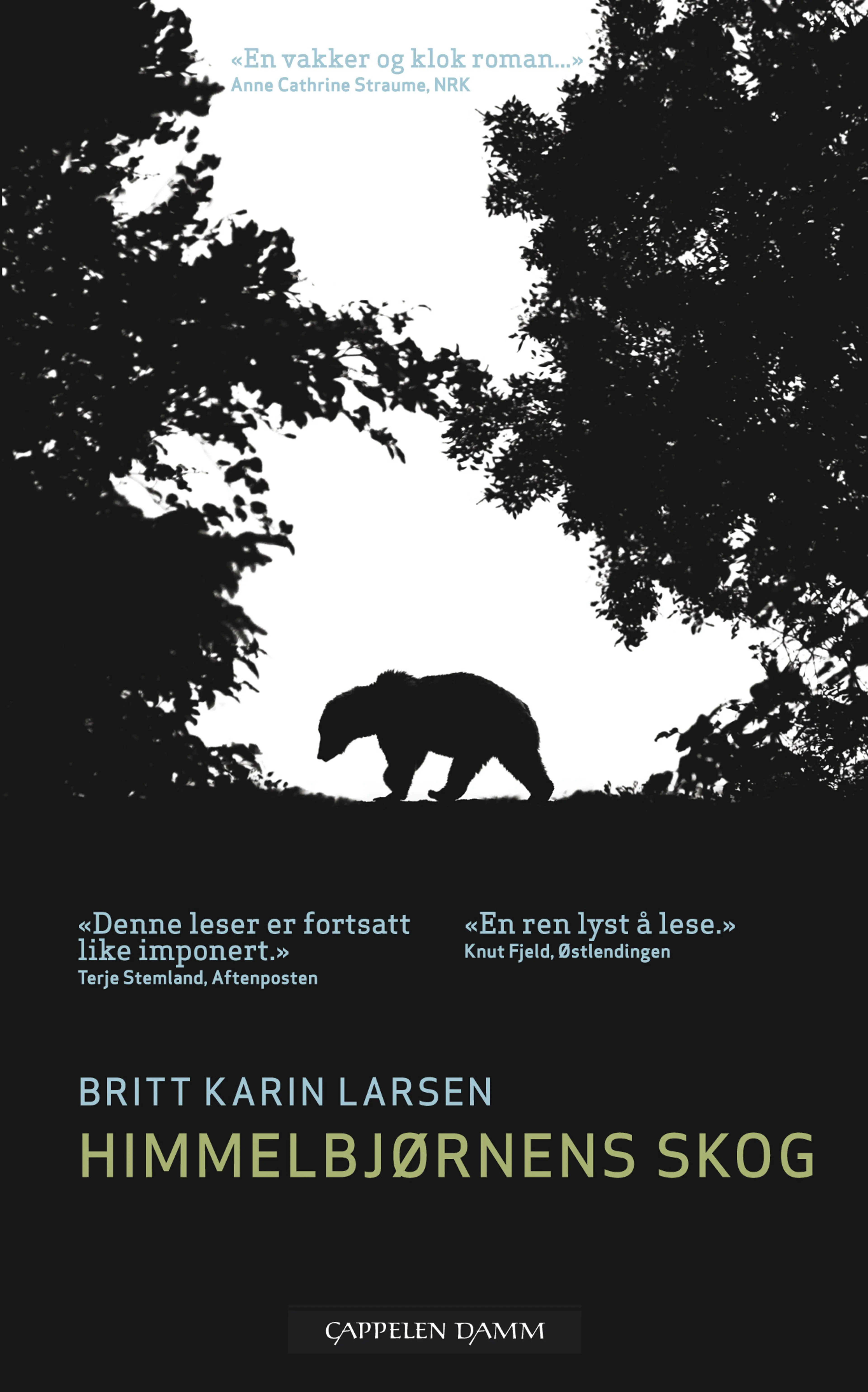 Omslag Himmelbjørnens skog av Britt Karin Larsen (Heftet)