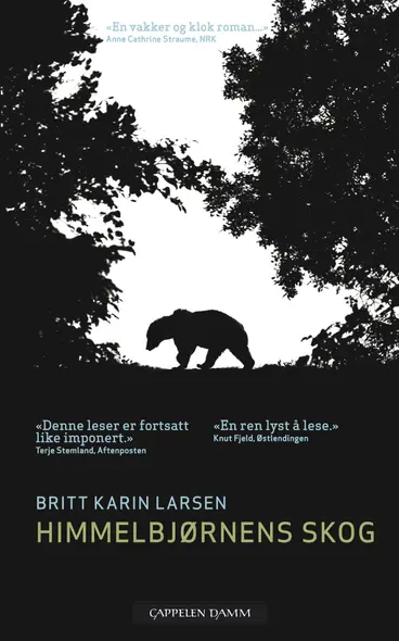 Omslag Himmelbjørnens skog av Britt Karin Larsen (Heftet)