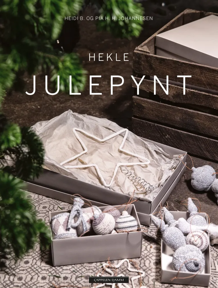 Omslag Hekle julepynt av Heidi Johannesen og Pia Johannesen (Innbundet)