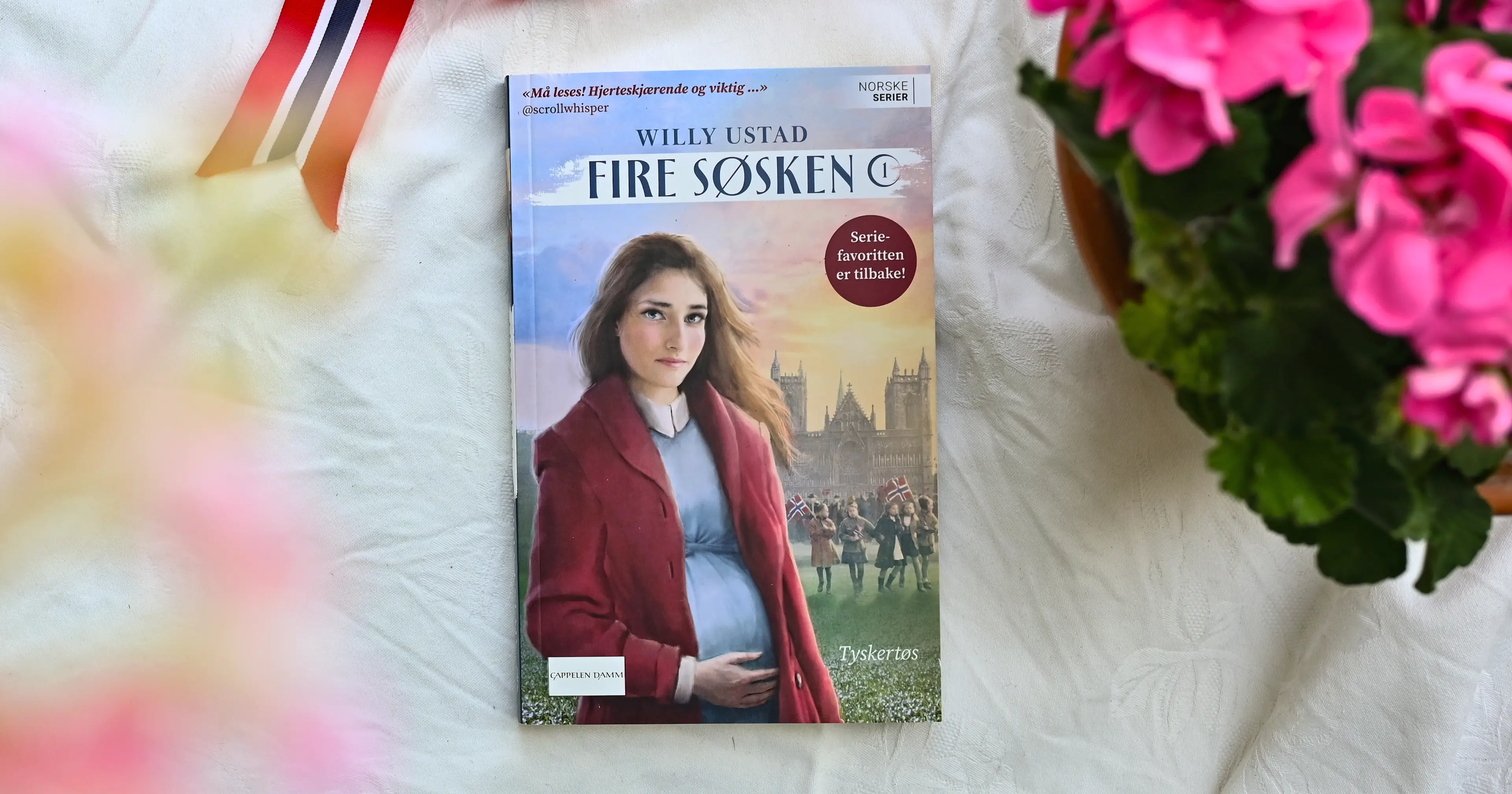 Bilde av første bok i romanserien Fire søsken