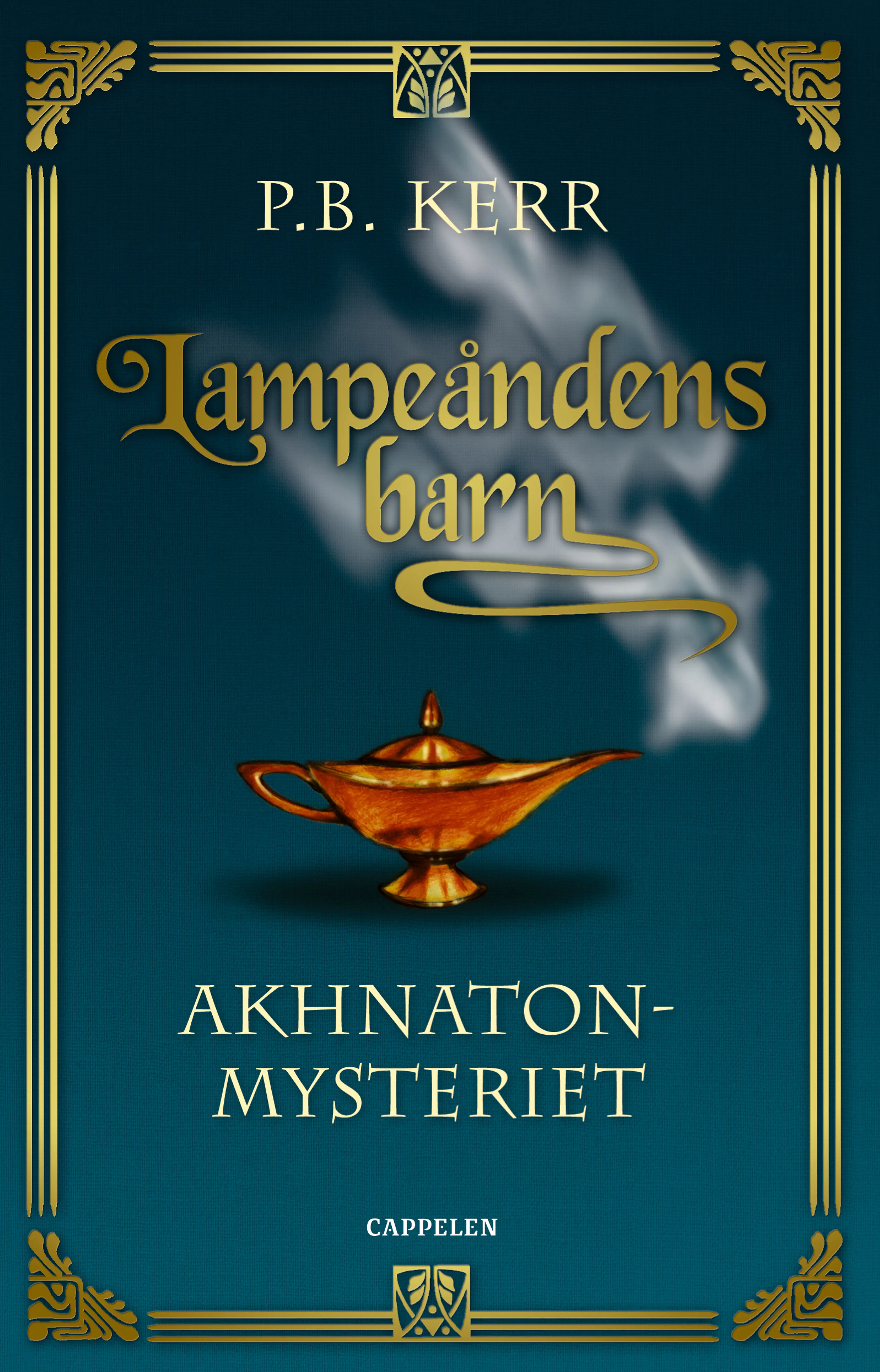 Omslag Akhnaton-mysteriet av P. B. Kerr (Innbundet)