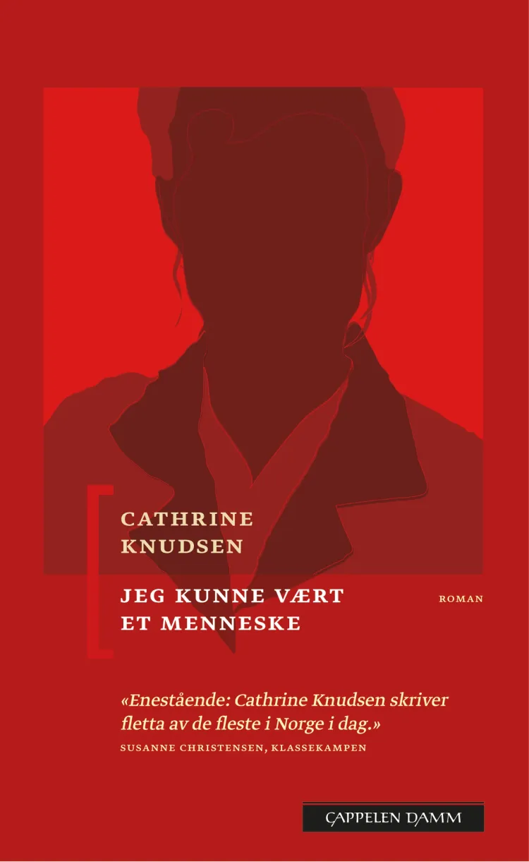 Omslag Jeg kunne vært et menneske av Cathrine Knudsen (Heftet)