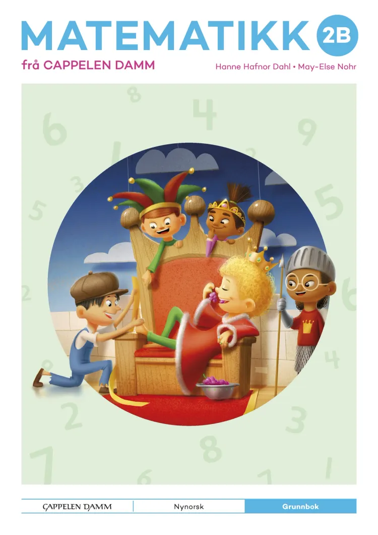 Omslag Matematikk 2B frå Cappelen Damm Grunnbok av Hanne Hafnor Dahl og May-Else Nohr (Heftet)