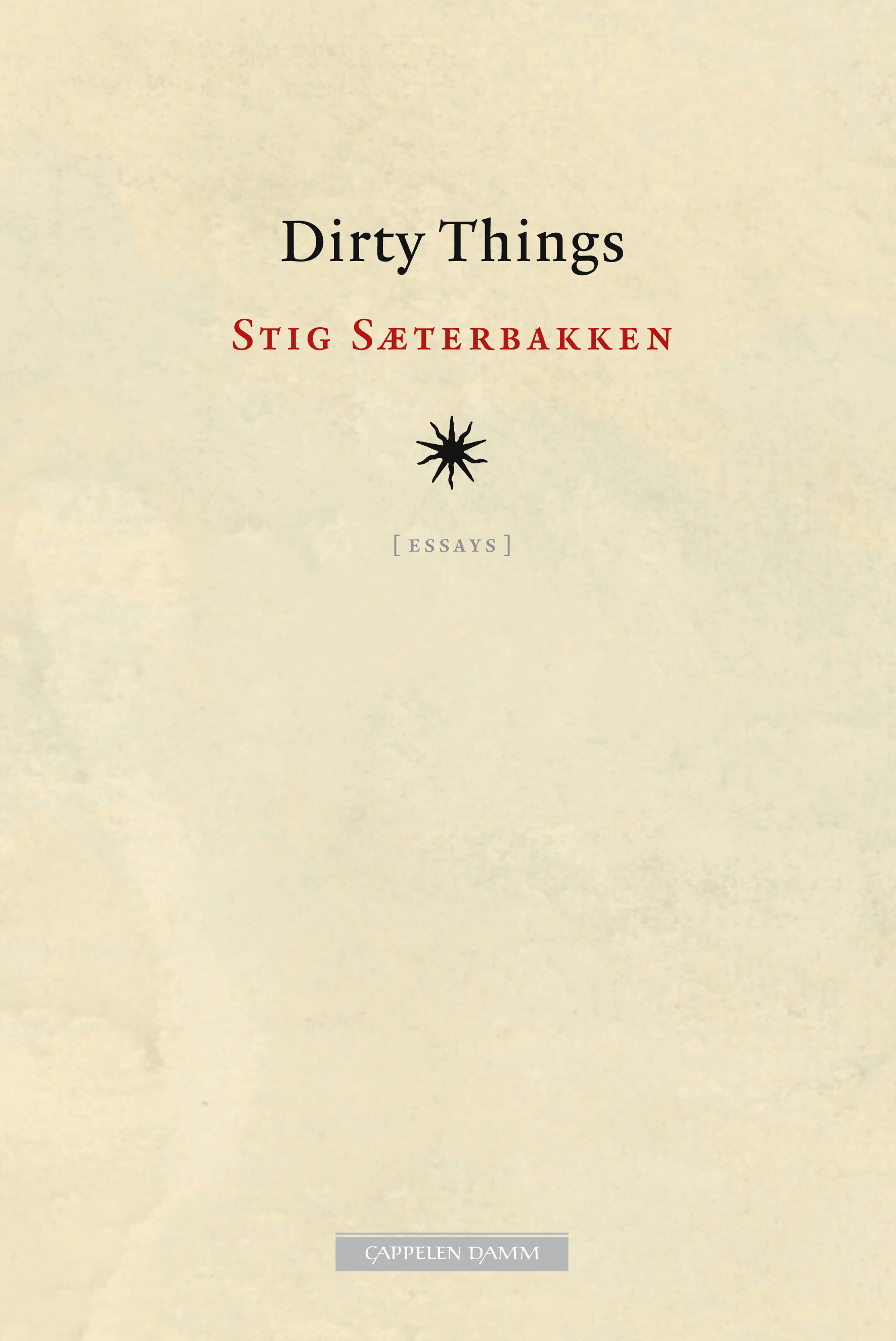 Omslag Dirty Things av Stig Sæterbakken (Ebok)