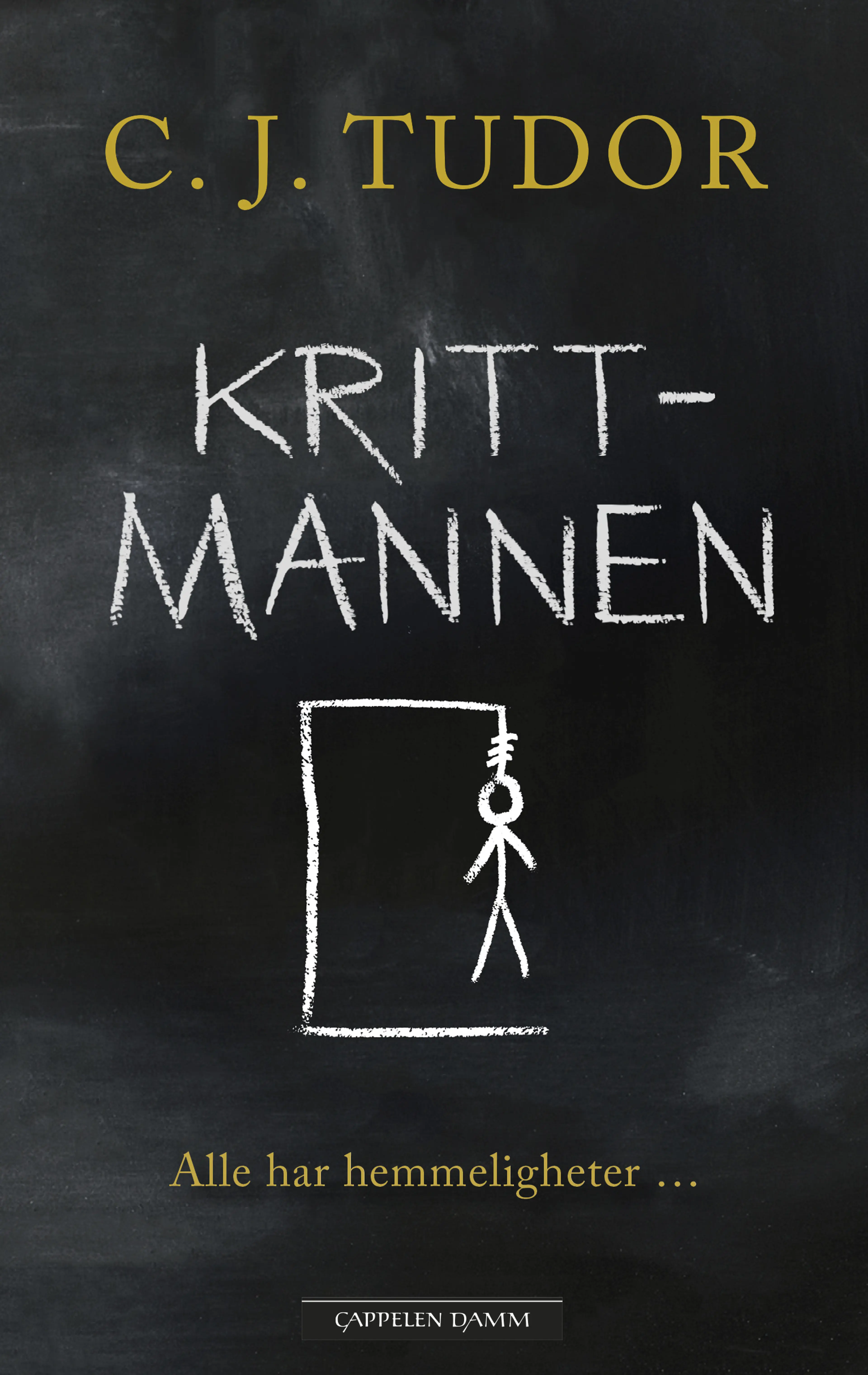 Omslag Krittmannen av C.J. Tudor (Innbundet)