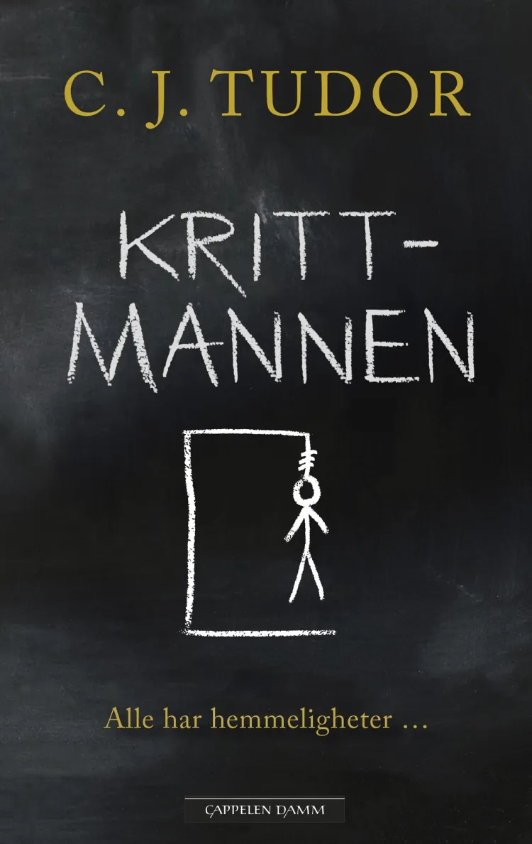 Omslag Krittmannen av C.J. Tudor (Innbundet)