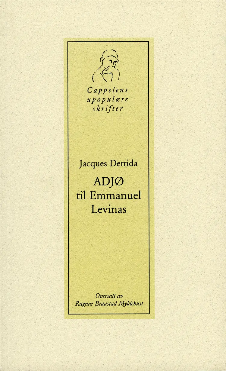 Omslag Adjø til Emmanuel Lévinas av Jacques Derrida (Heftet)