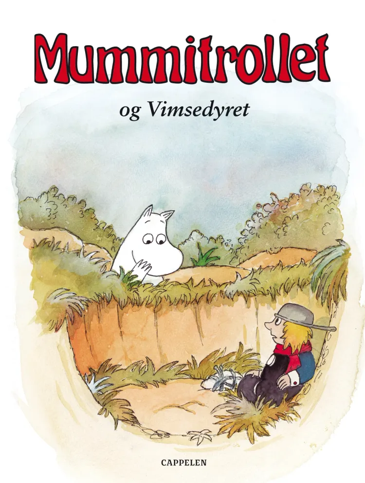 Omslag Mummitrollet og Vimsedyret av Tove Jansson og Martin Harris (Innbundet)