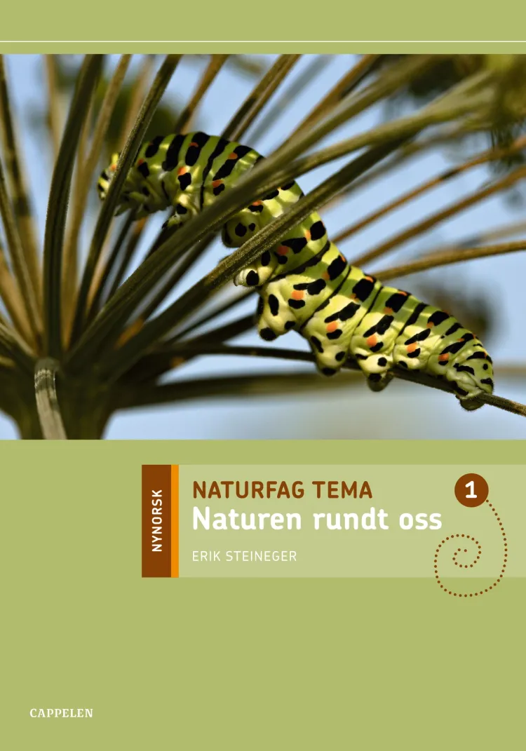 Omslag Naturfag Tema Naturen rundt oss av Erik Steineger (Heftet)