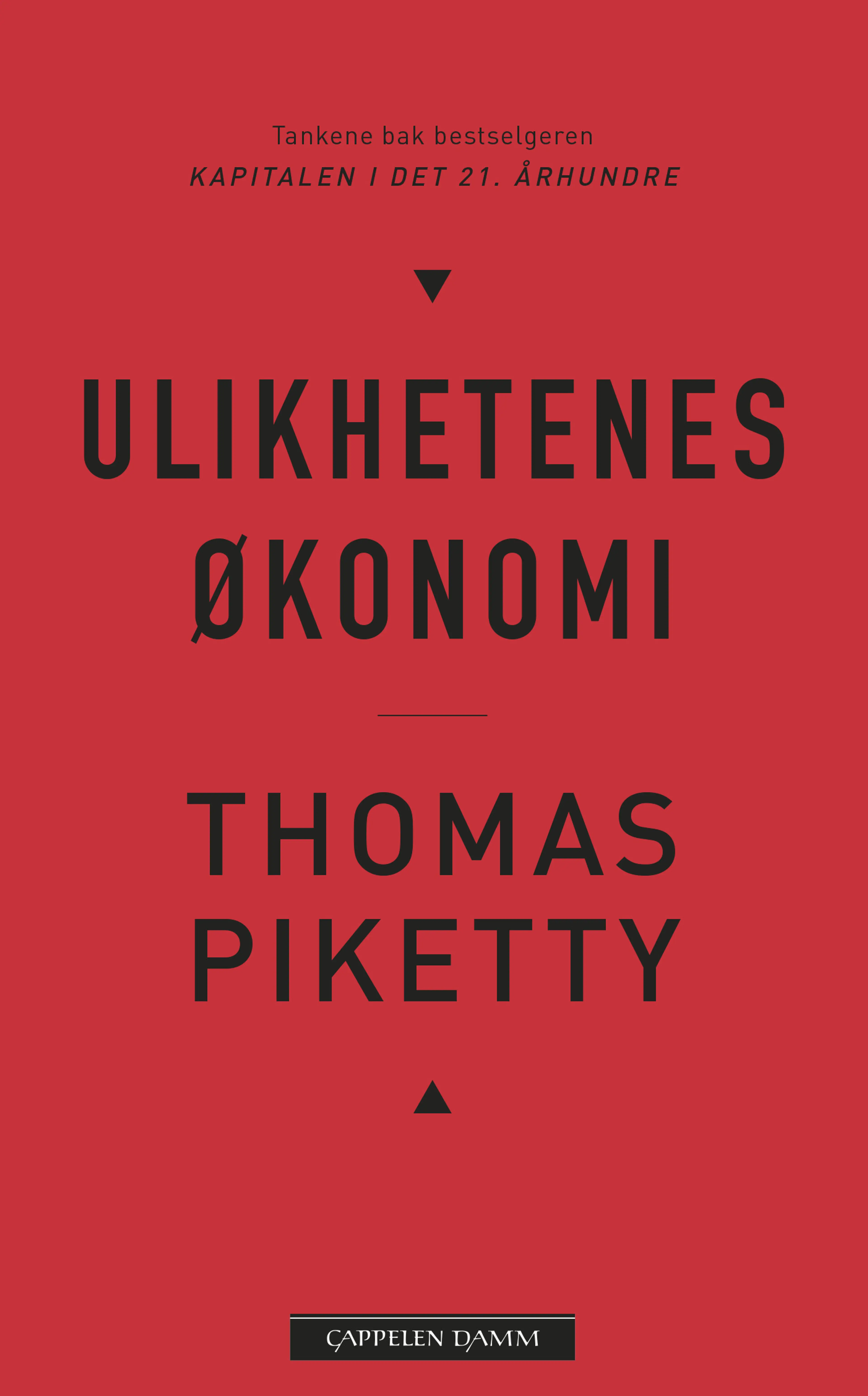 Omslag Ulikhetenes økonomi av Thomas Piketty og Ove Pedersen (Ebok)