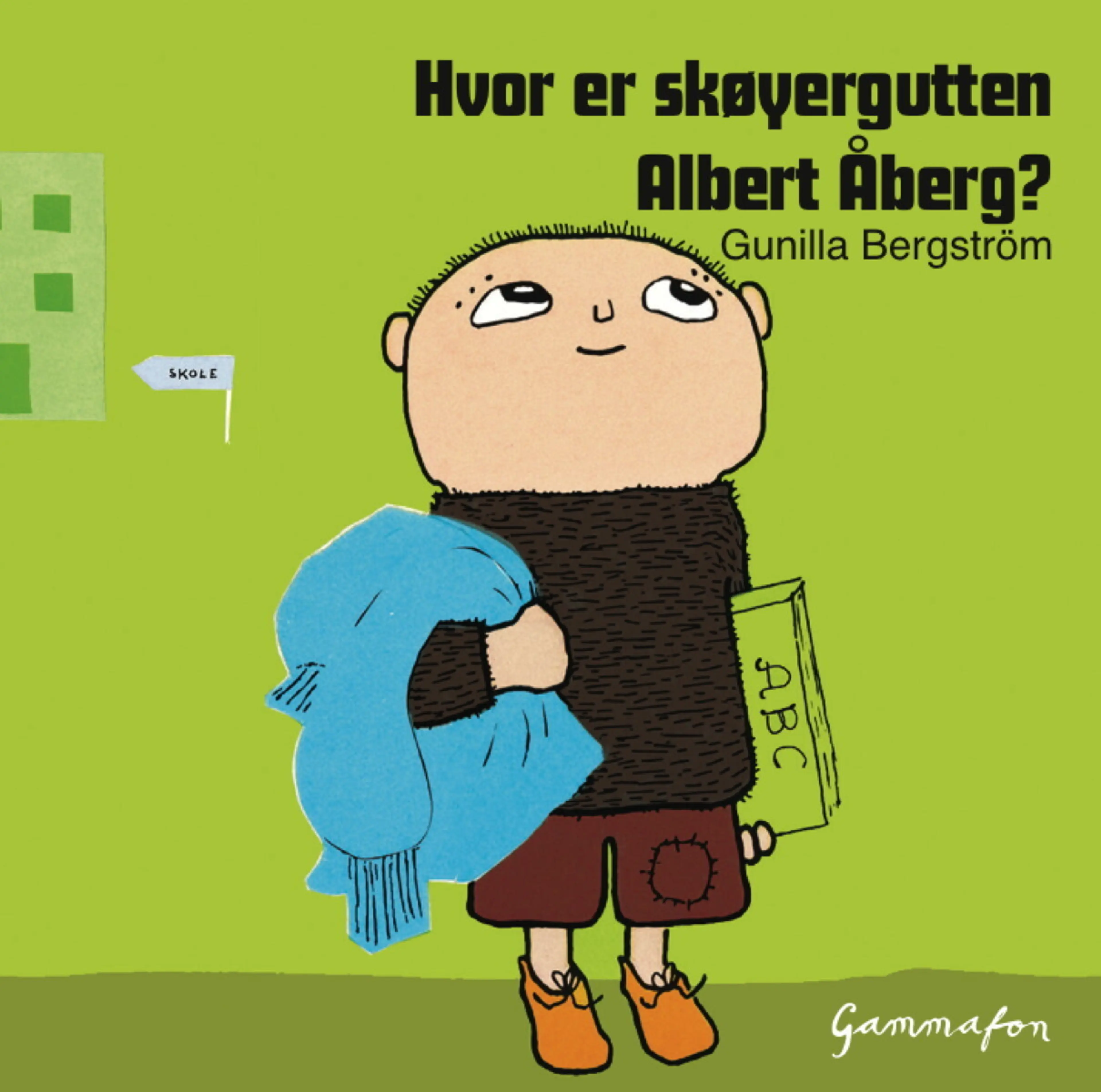 Omslag Hvor er skøyergutten Albert Åberg? av Gunilla Bergström (Lydbok)