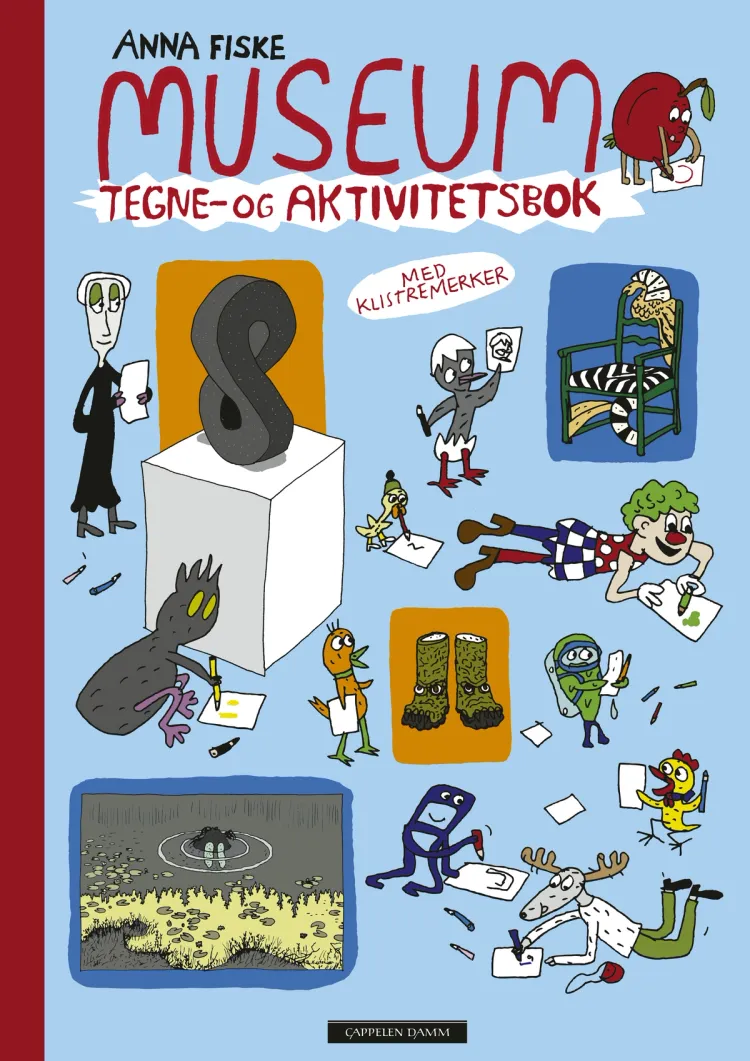 Omslag Museum - Tegne- og aktivitetsbok av Anna Fiske (Heftet)
