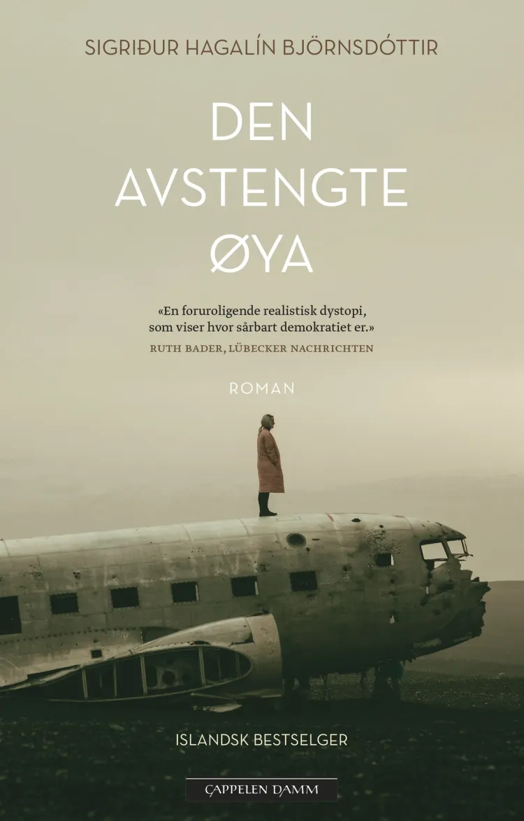 Omslag Den avstengte øya av Sigridur Hagalin Bjørnsdottir (Ebok)