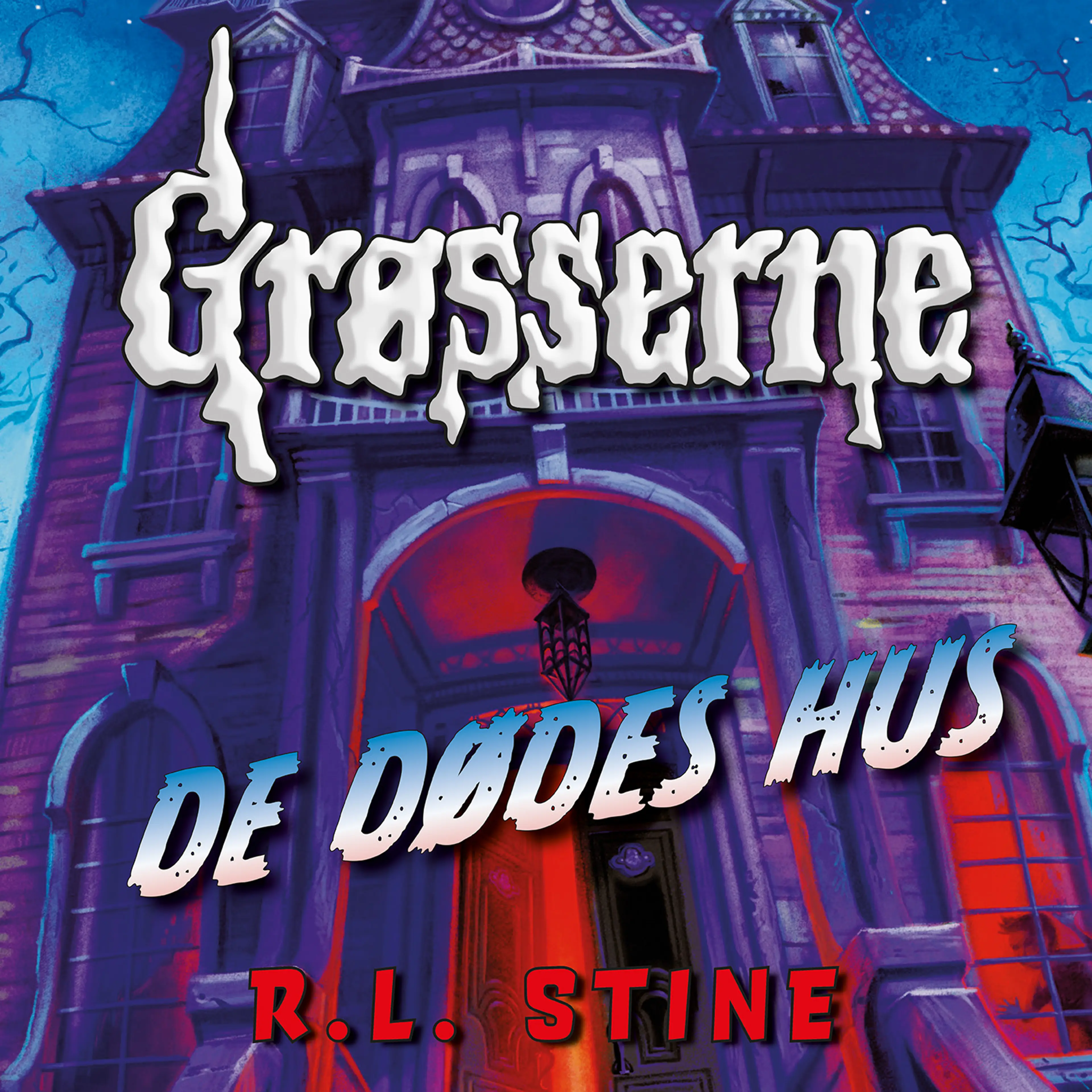 Omslag De dødes hus av R.L. Stine (Lydbok)