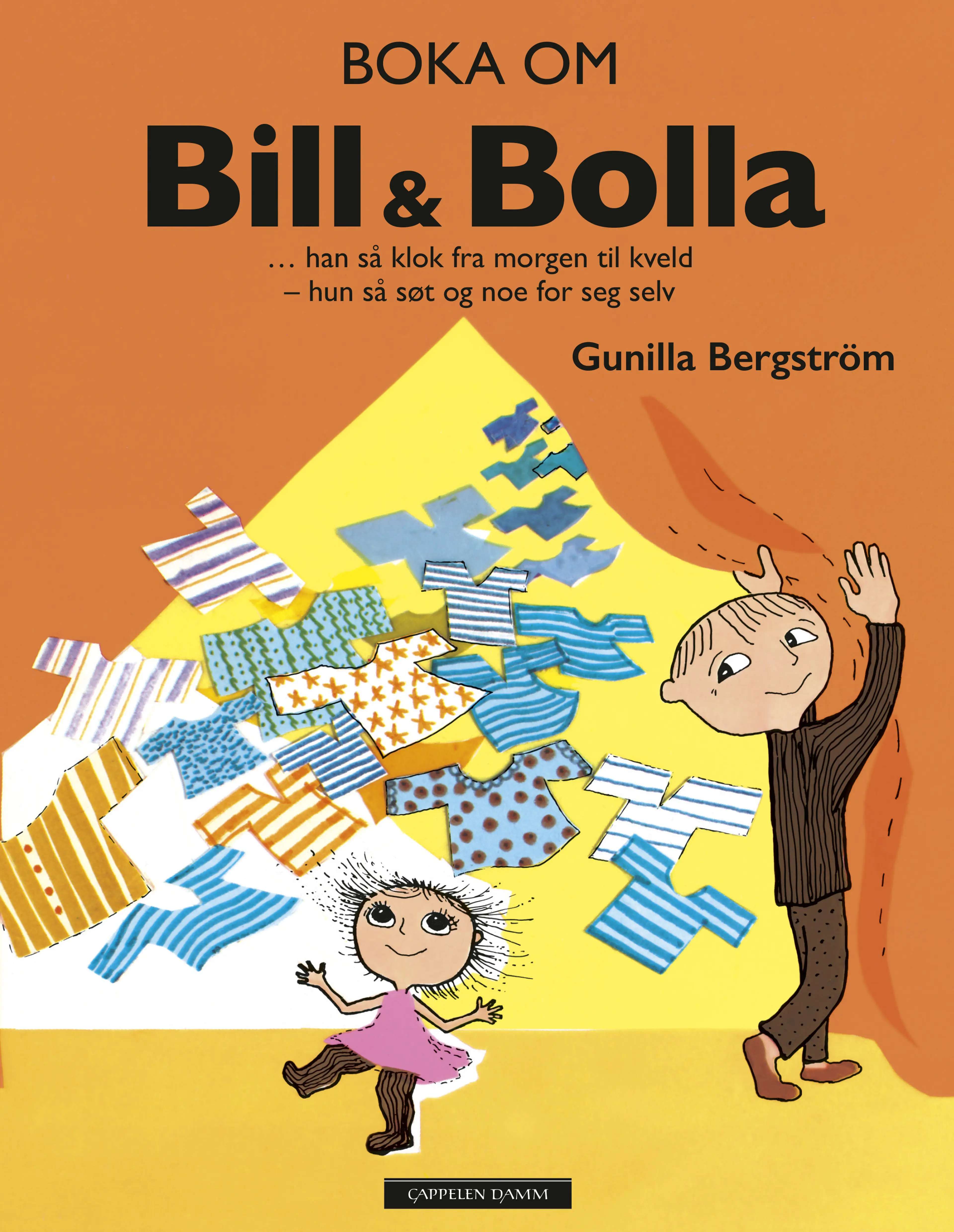 Omslag Boka om Bill og Bolla av Gunilla Bergström (Innbundet)
