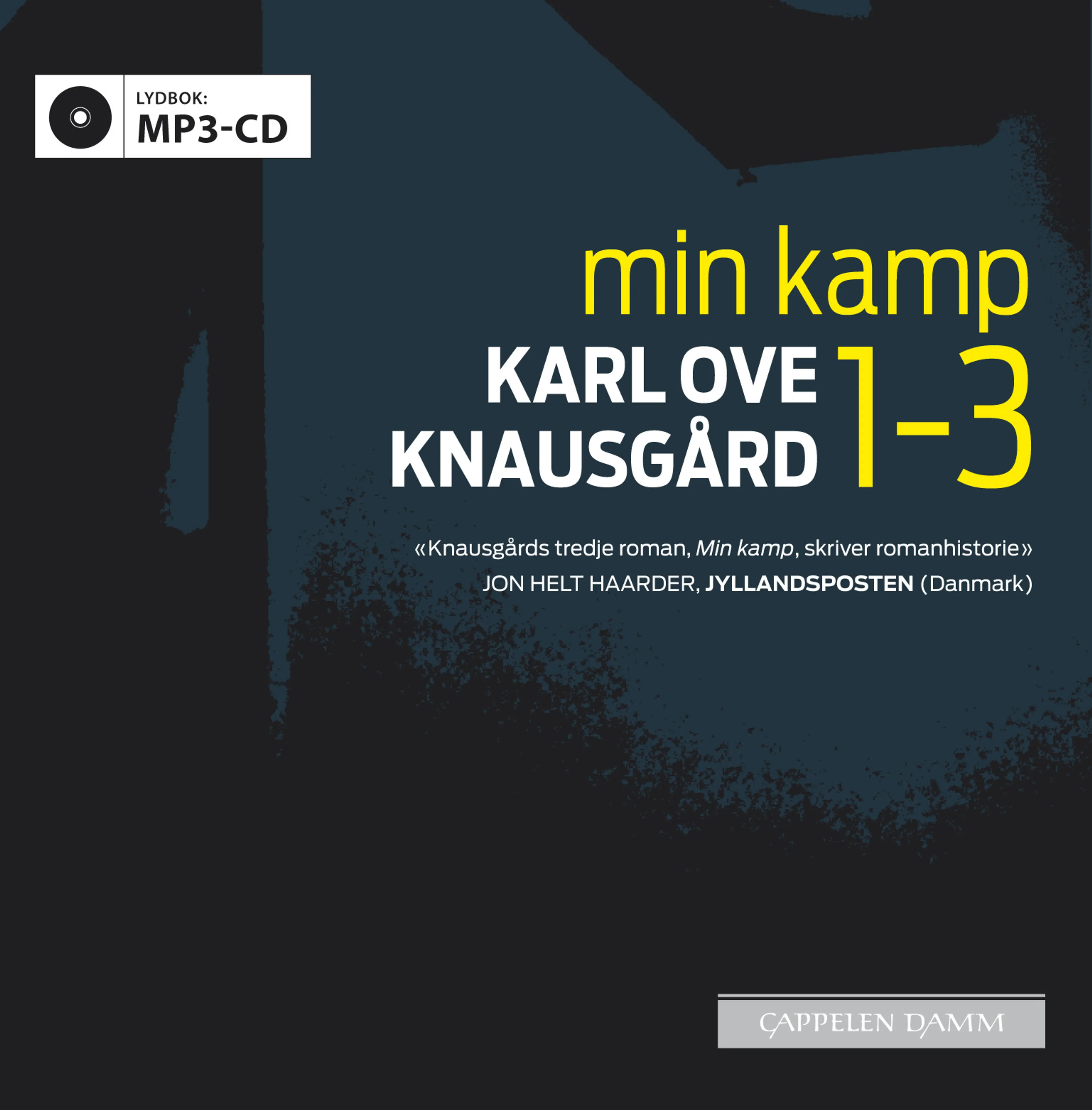 Omslag Min kamp 1-3 av Karl Ove Knausgård (CD)